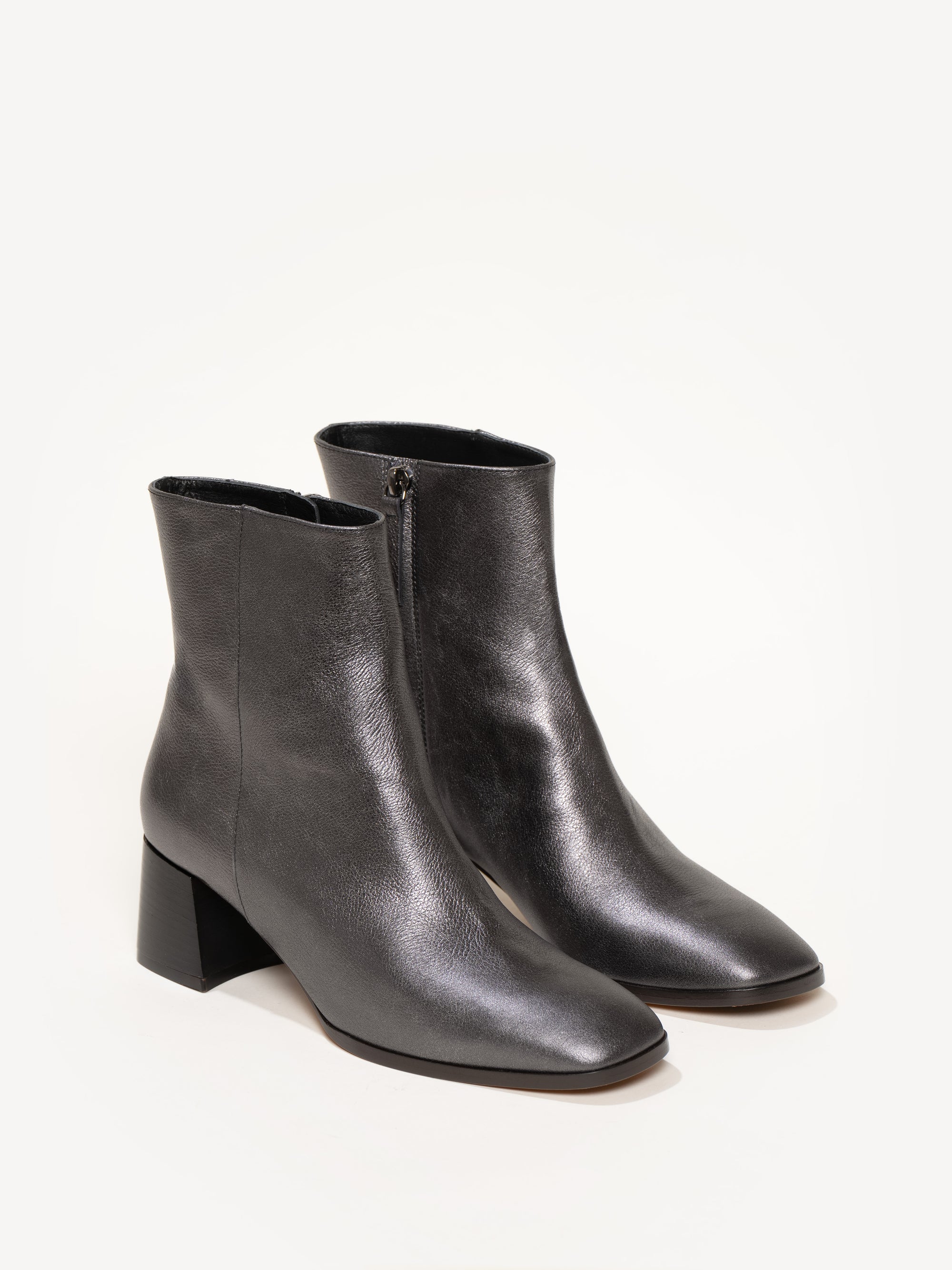 The Cristina - Dark Gunmetal - Metallic Nappa - M.Gemi