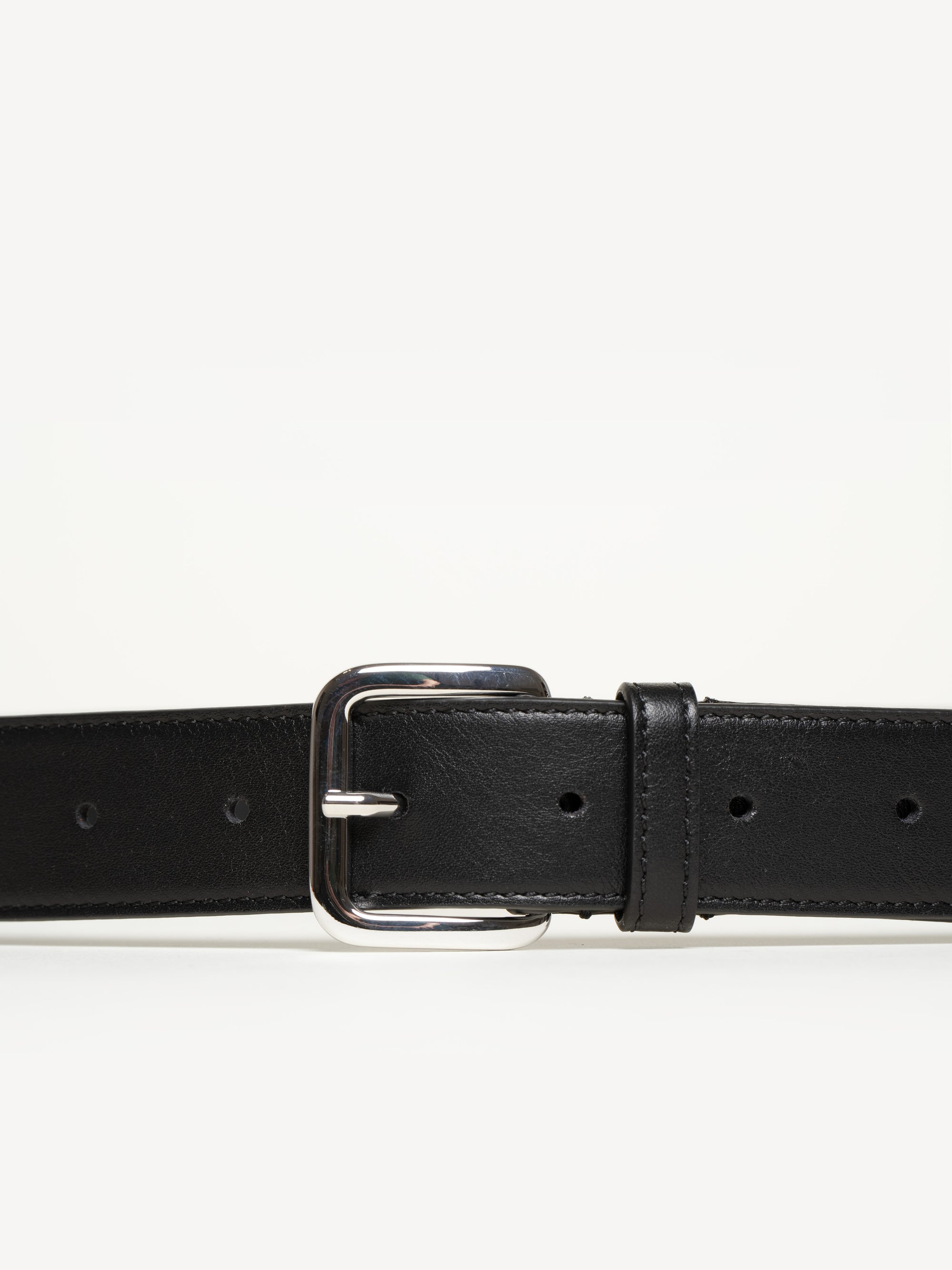 The Vittoria Belt - Black - Leather - M.Gemi