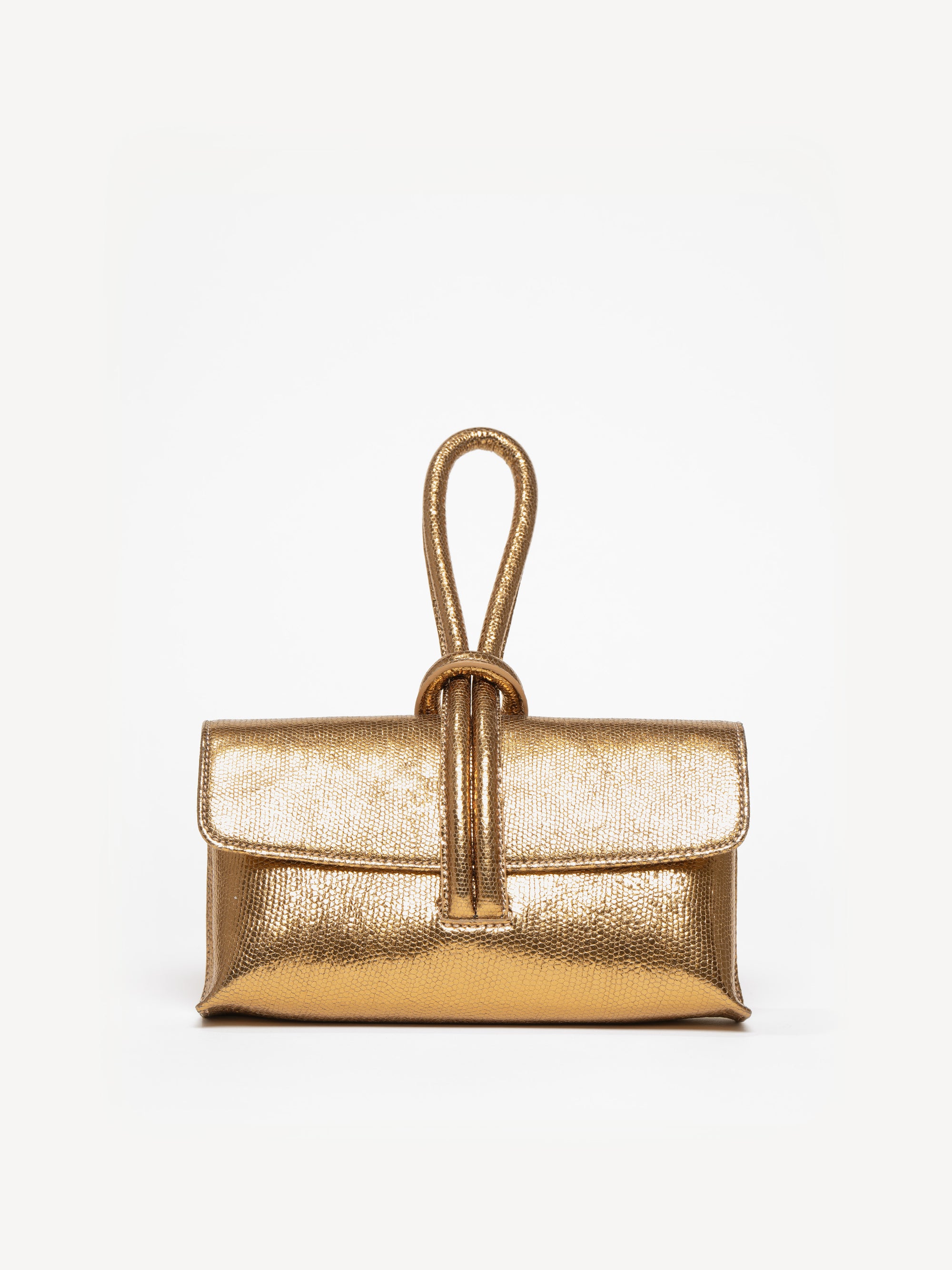 The Francesca Convertible Crossbody Antique Gold Leather