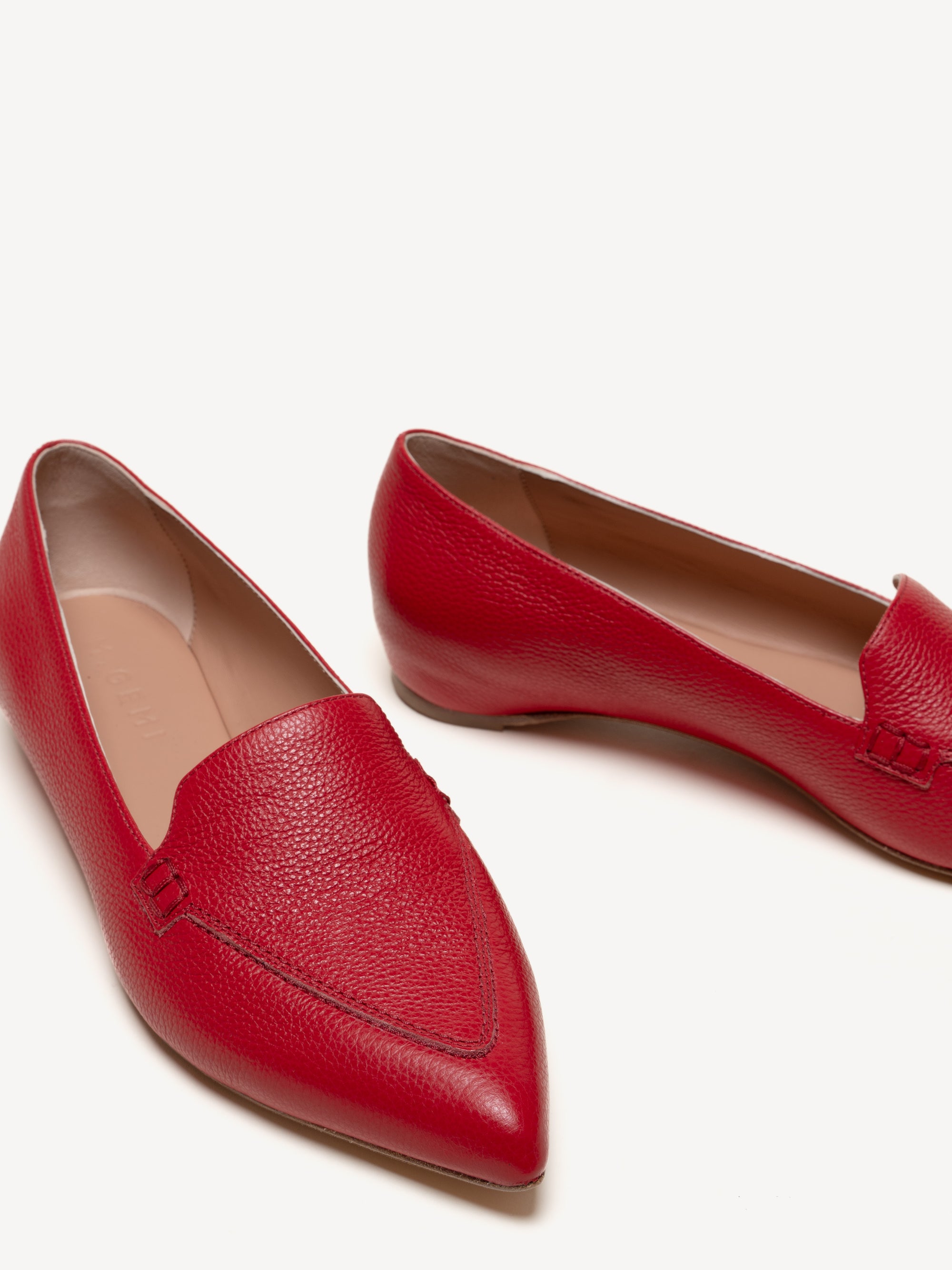 The Gia - Sunset Red - Tumbled Leather - M.Gemi