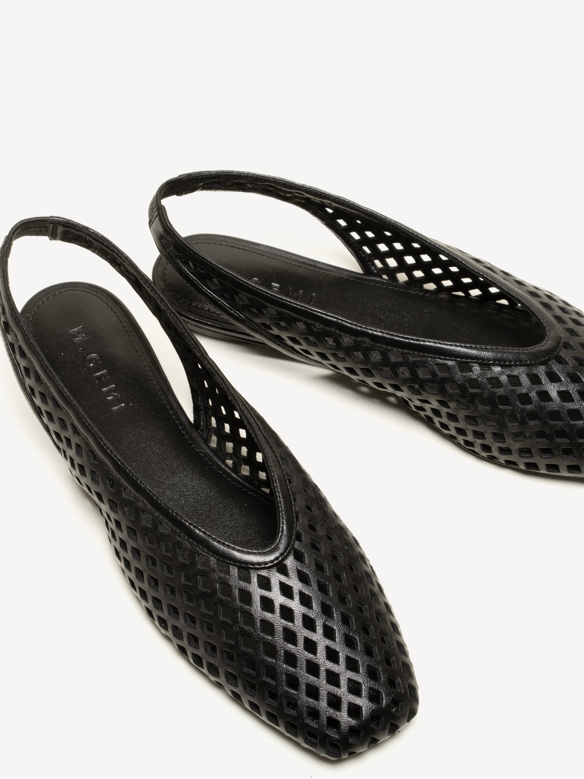 The Ombretta Lattice - Black - Nappa - M.Gemi display picture 3