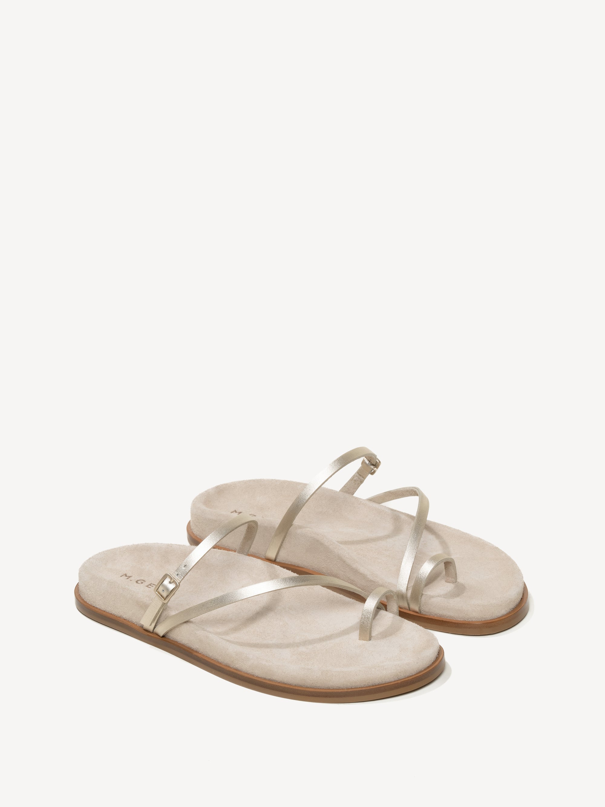 The Lorella - Champagne - Leather - M.Gemi