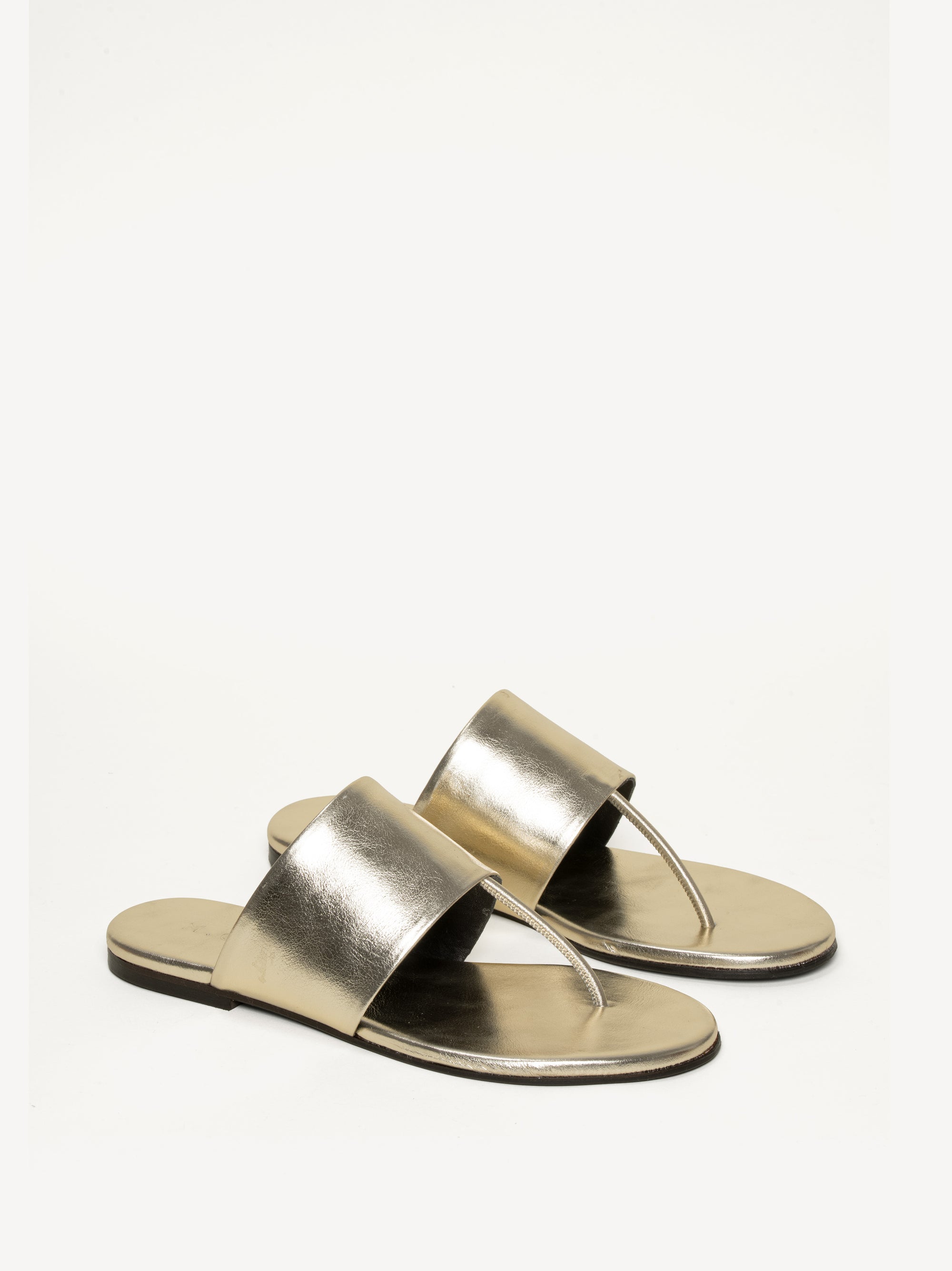 The Michela - Champagne - Metallic Nappa - M.Gemi