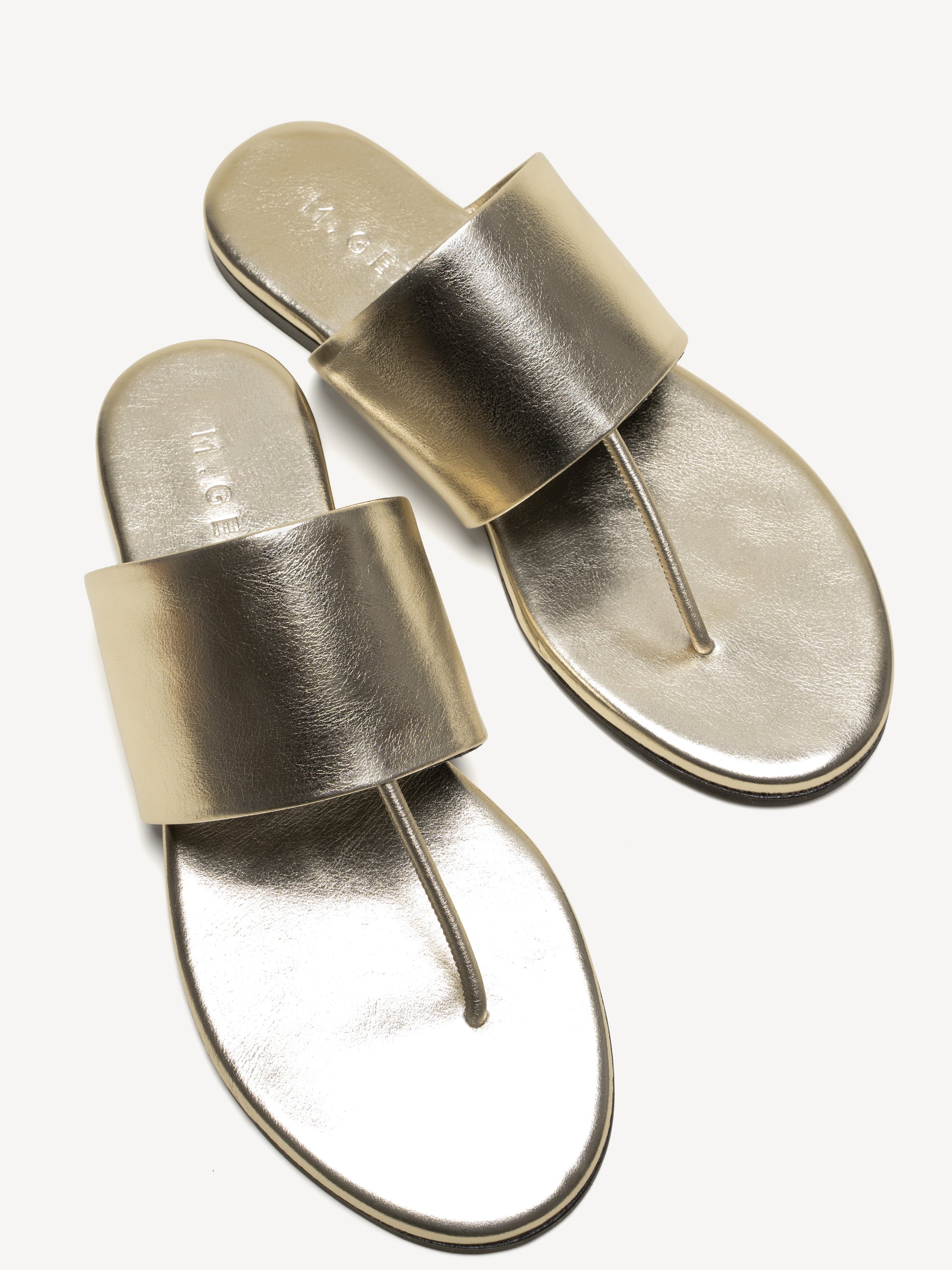 The Michela - Champagne - Metallic Nappa - M.Gemi