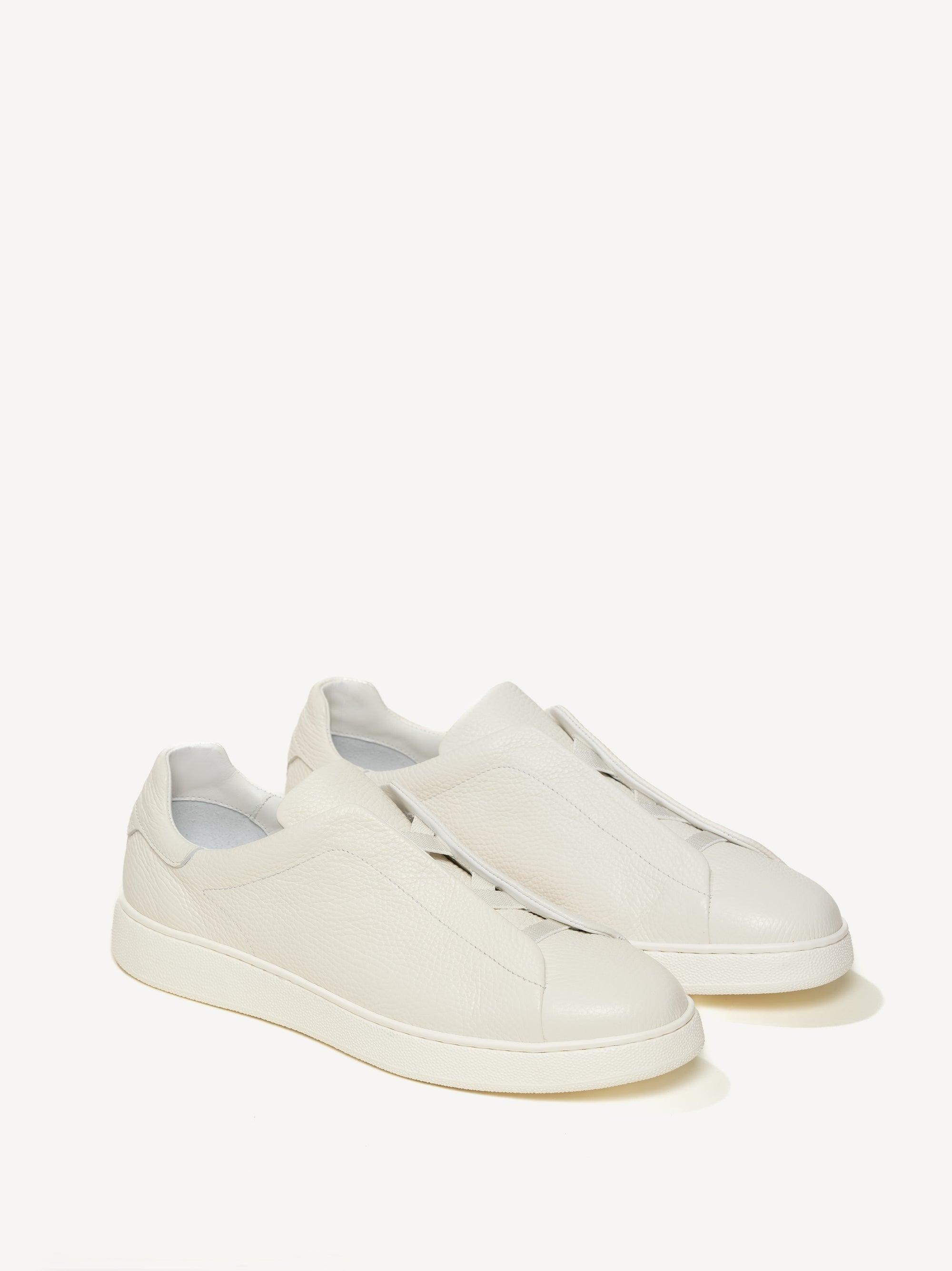 The Domenico - Off White - Tumbled Leather - M.Gemi