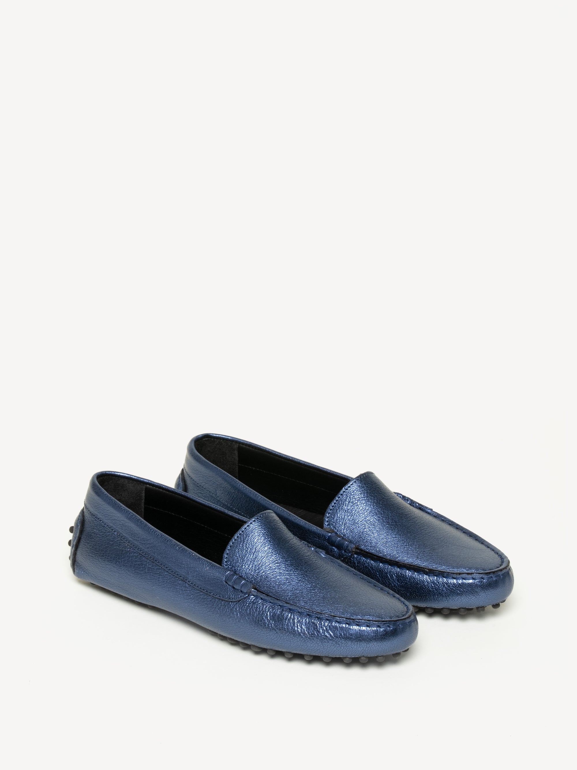 The Felize Metallic - Sapphire - Metallic Leather - M.Gemi