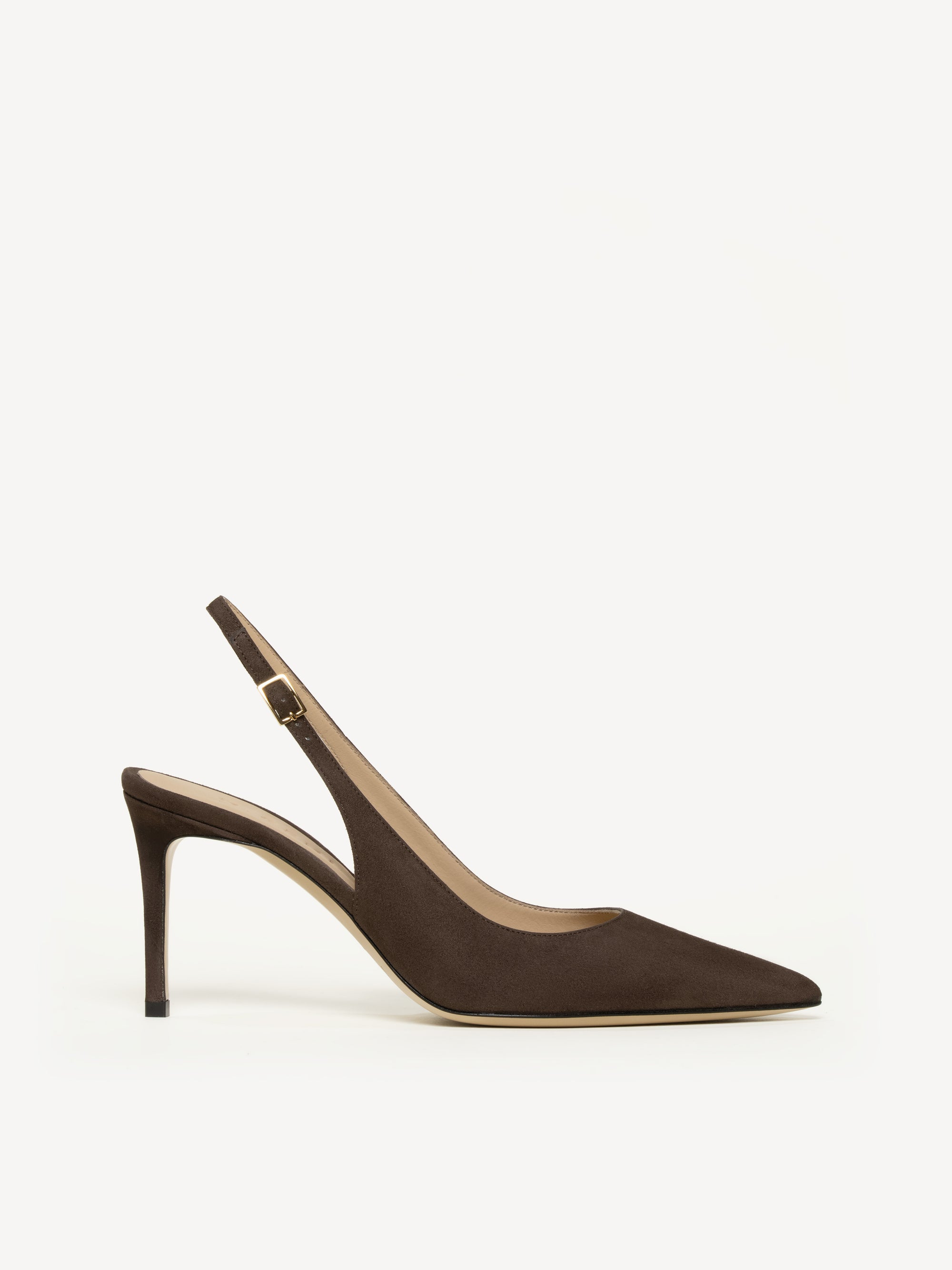The Valeria 80mm - Chocolate - Suede - M.Gemi