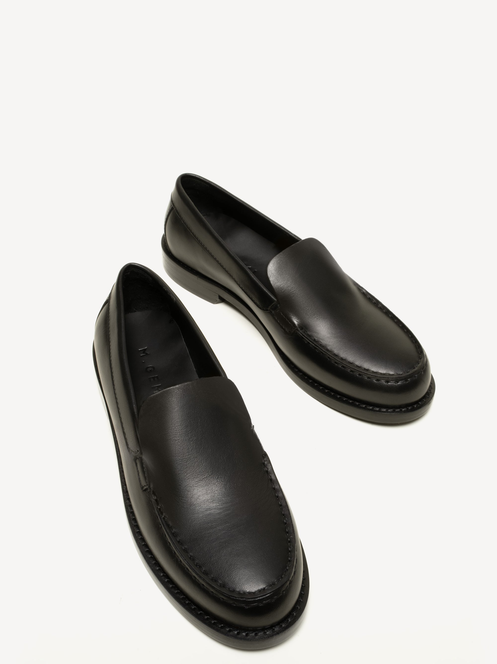 M. Gemi Black Leather Oxfords Leather flats M.Gemi Black size 38.5 EU in Leather - 47955003 main image 2