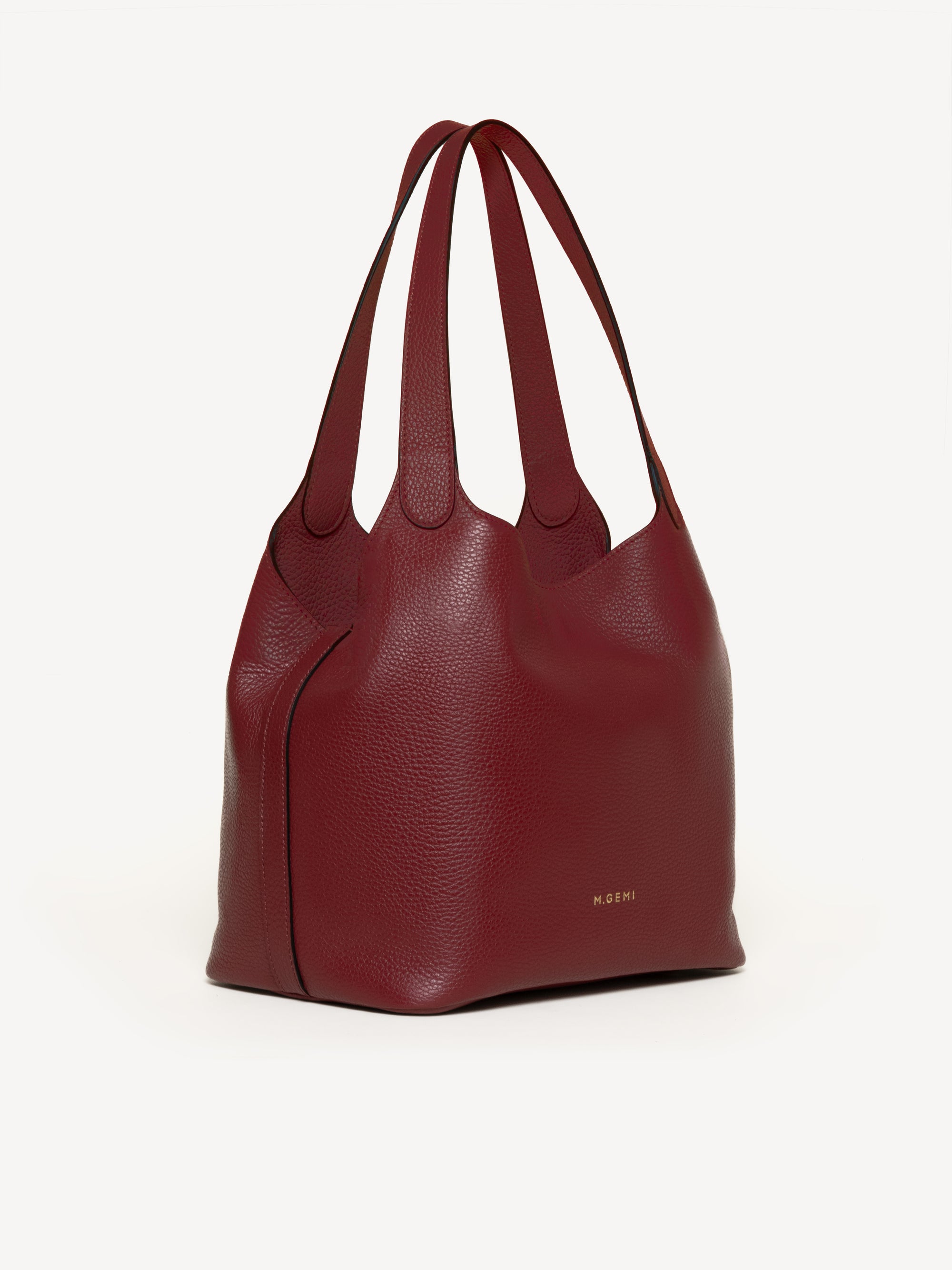 The Rigoletta - Burgundy - Tumbled Leather - M.Gemi