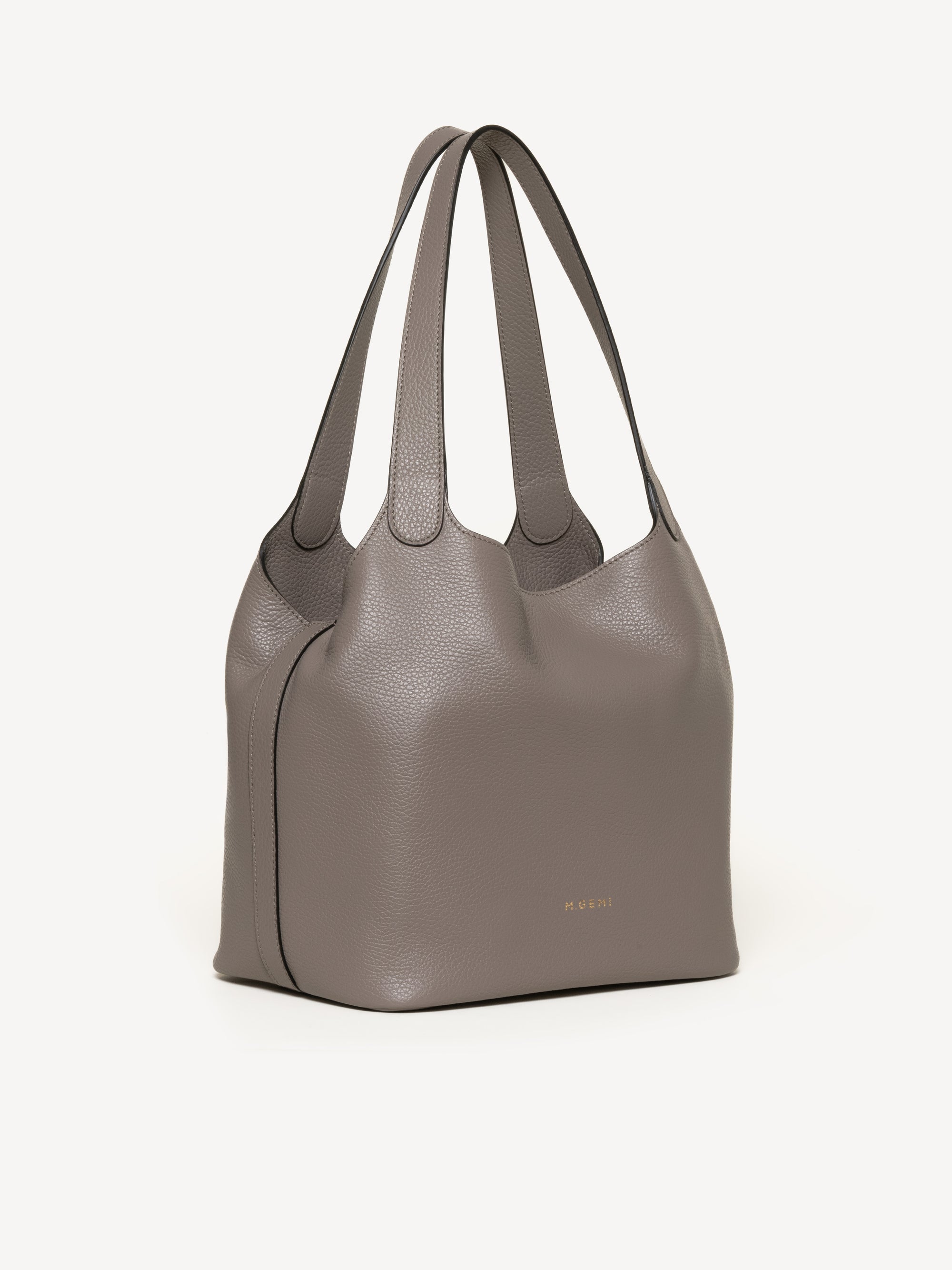 The Rigoletta - Mushroom - Tumbled Leather - M.Gemi