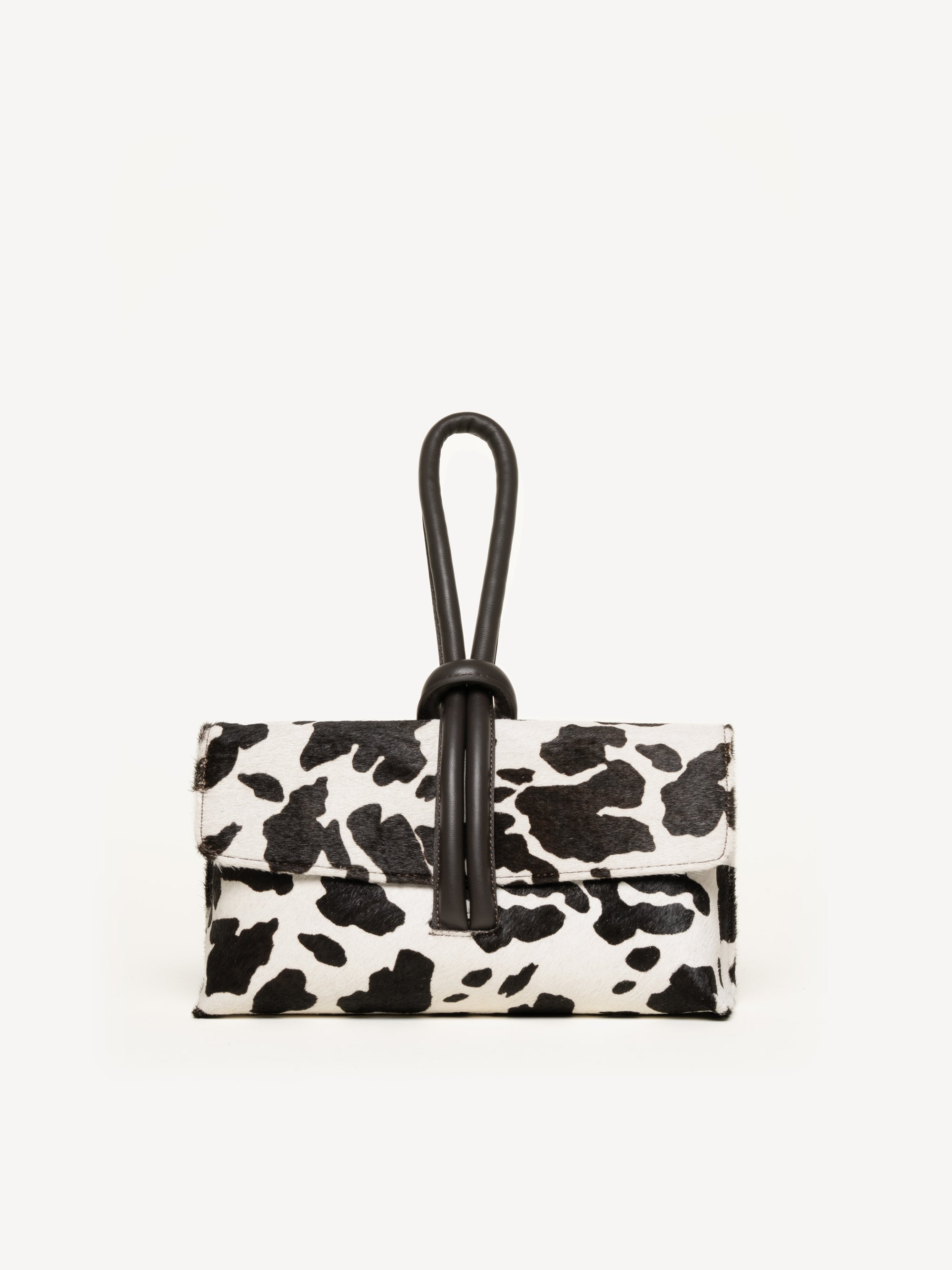 Frenchborderknitminionepiece mmeeme エムエメ The Francesca Convertible Crossbody - White and Espresso - Calf