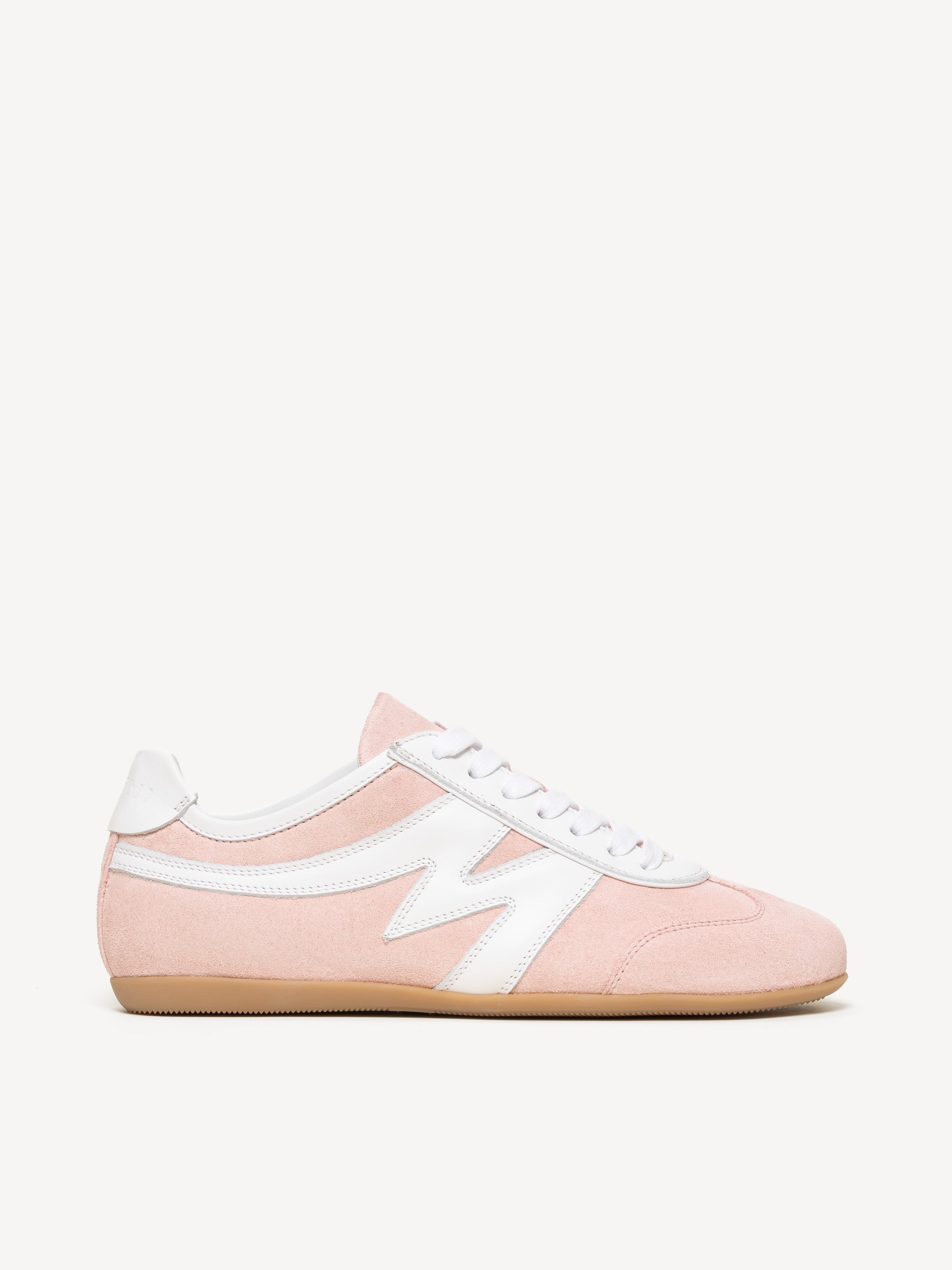 The Rosamaria - Millennial Pink with White - Suede & Leather- M.Gemi