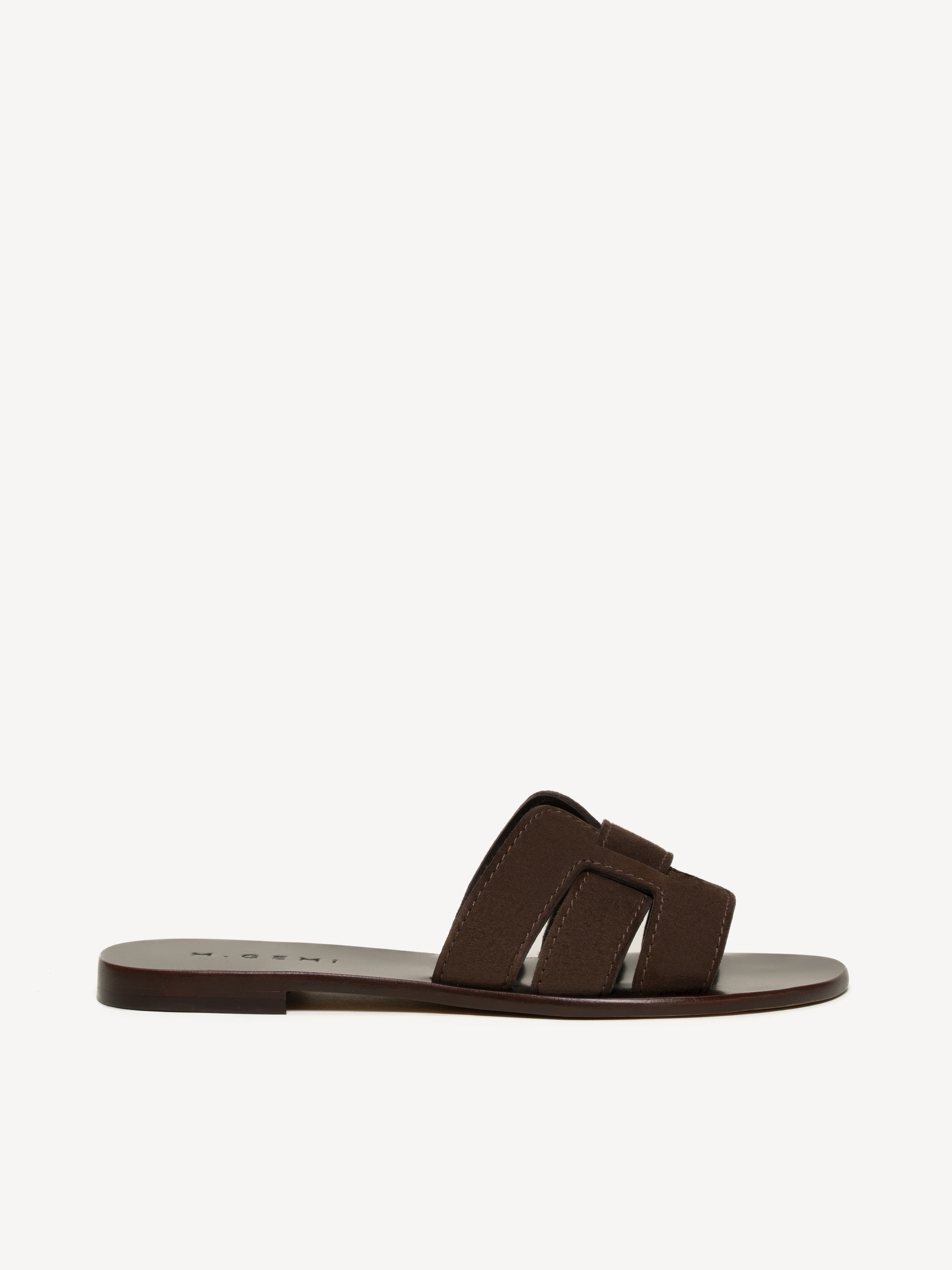 The Mafalda - Chocolate - Suede - M.Gemi