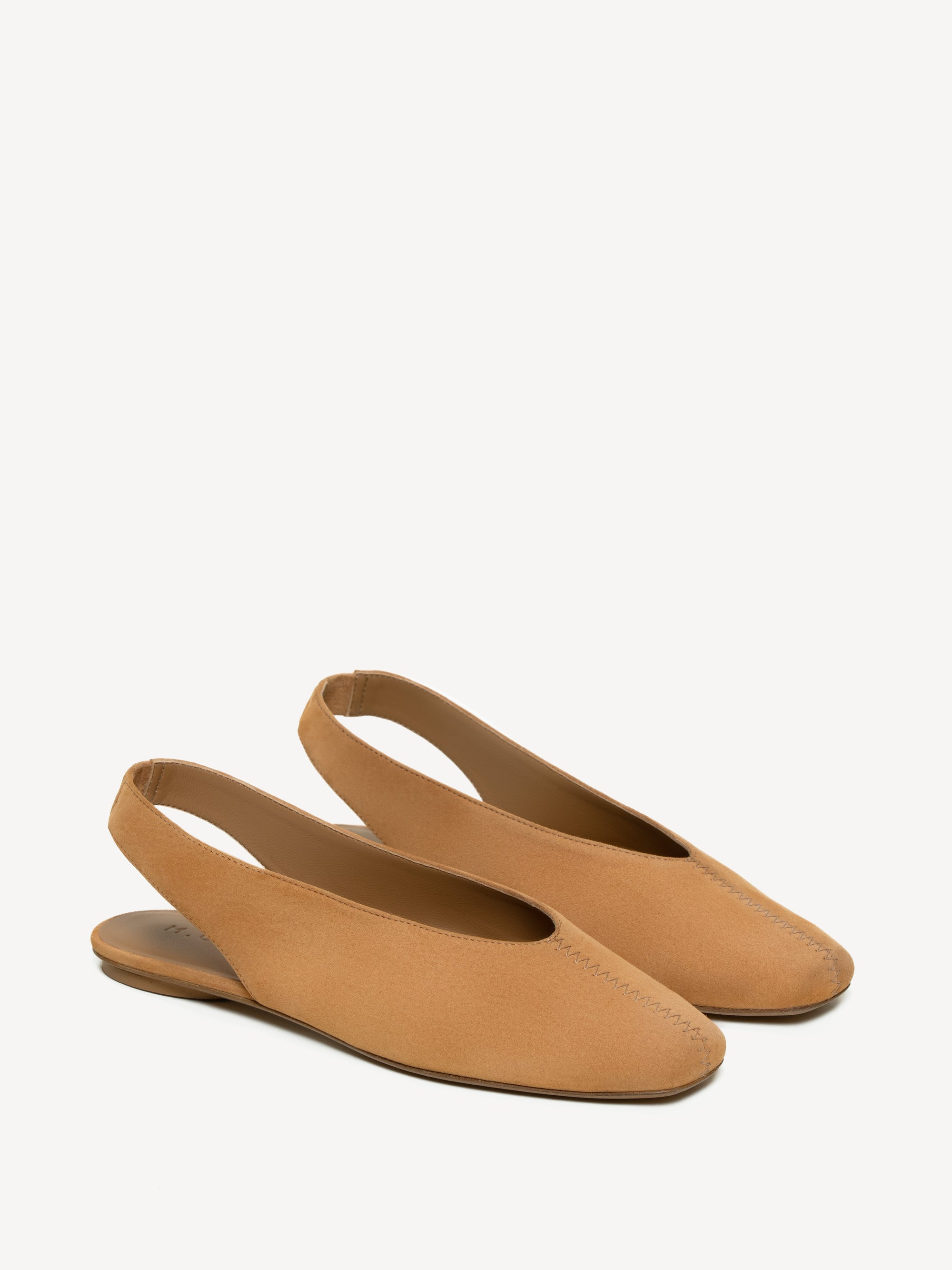 The Una Slingback - Luggage - Suede - M.Gemi