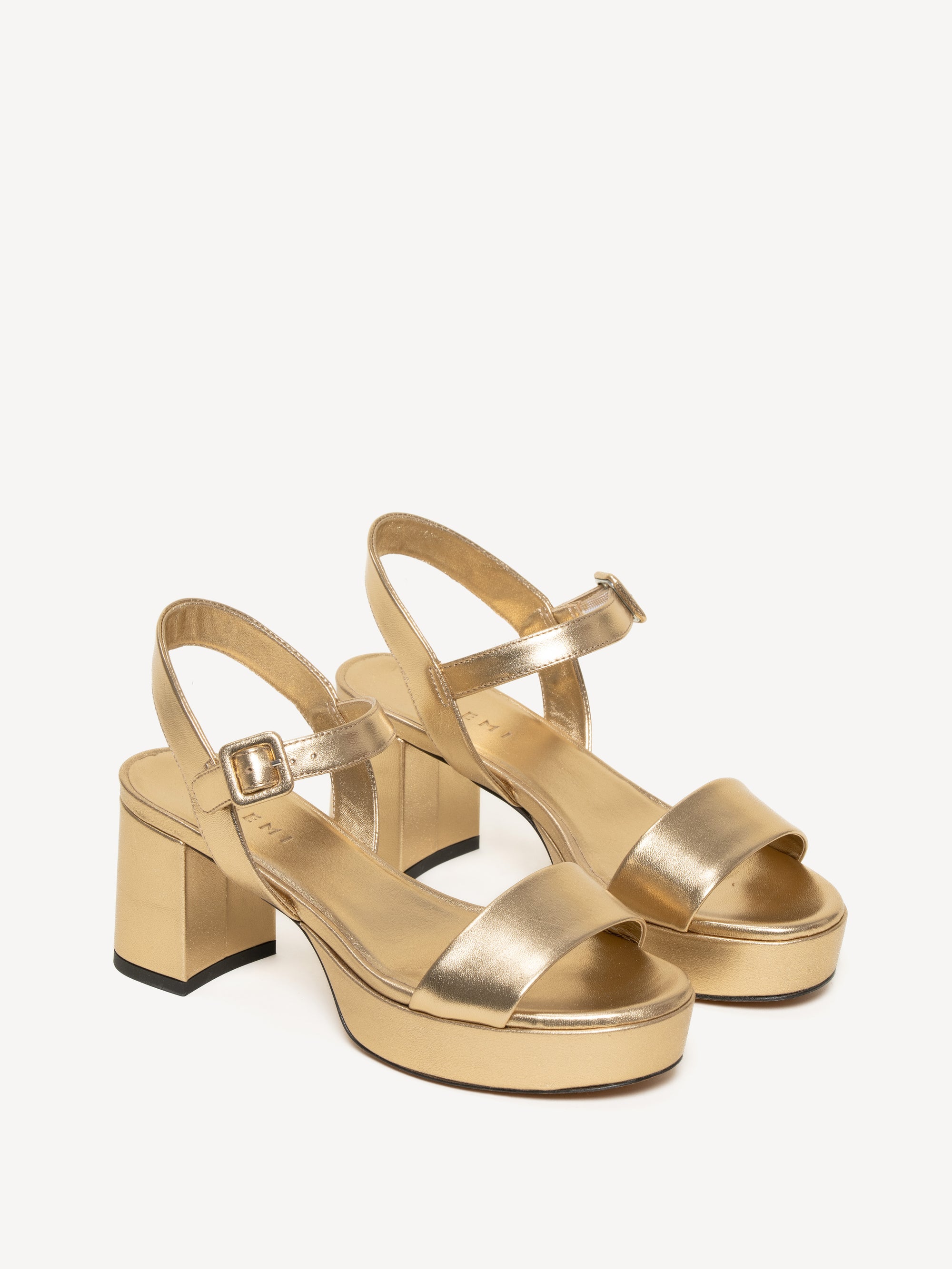 The Lizza Due - Gold - Metallic - Leather - M.Gemi