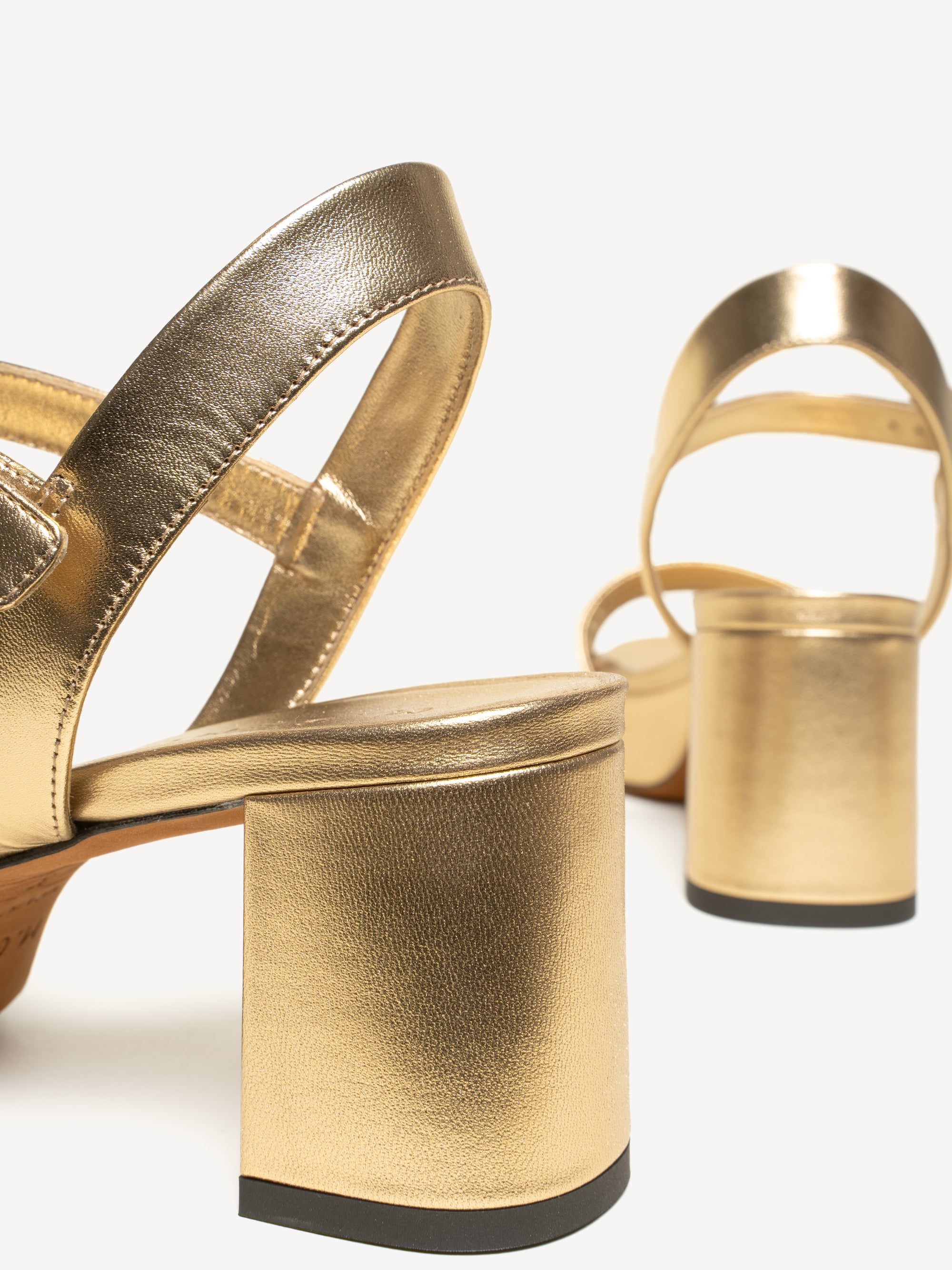 The Lizza Due - Gold - Metallic - Leather - M.Gemi
