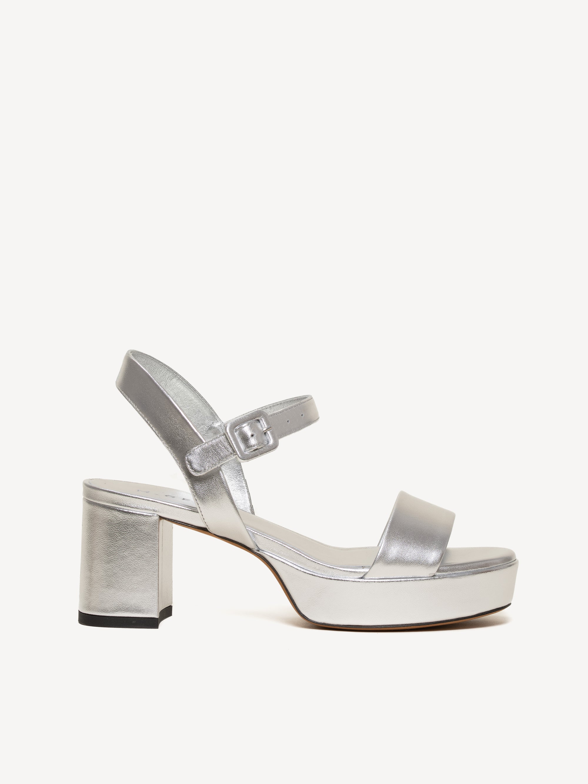 The Lizza Due - Silver - Metallic - Leather - M.Gemi