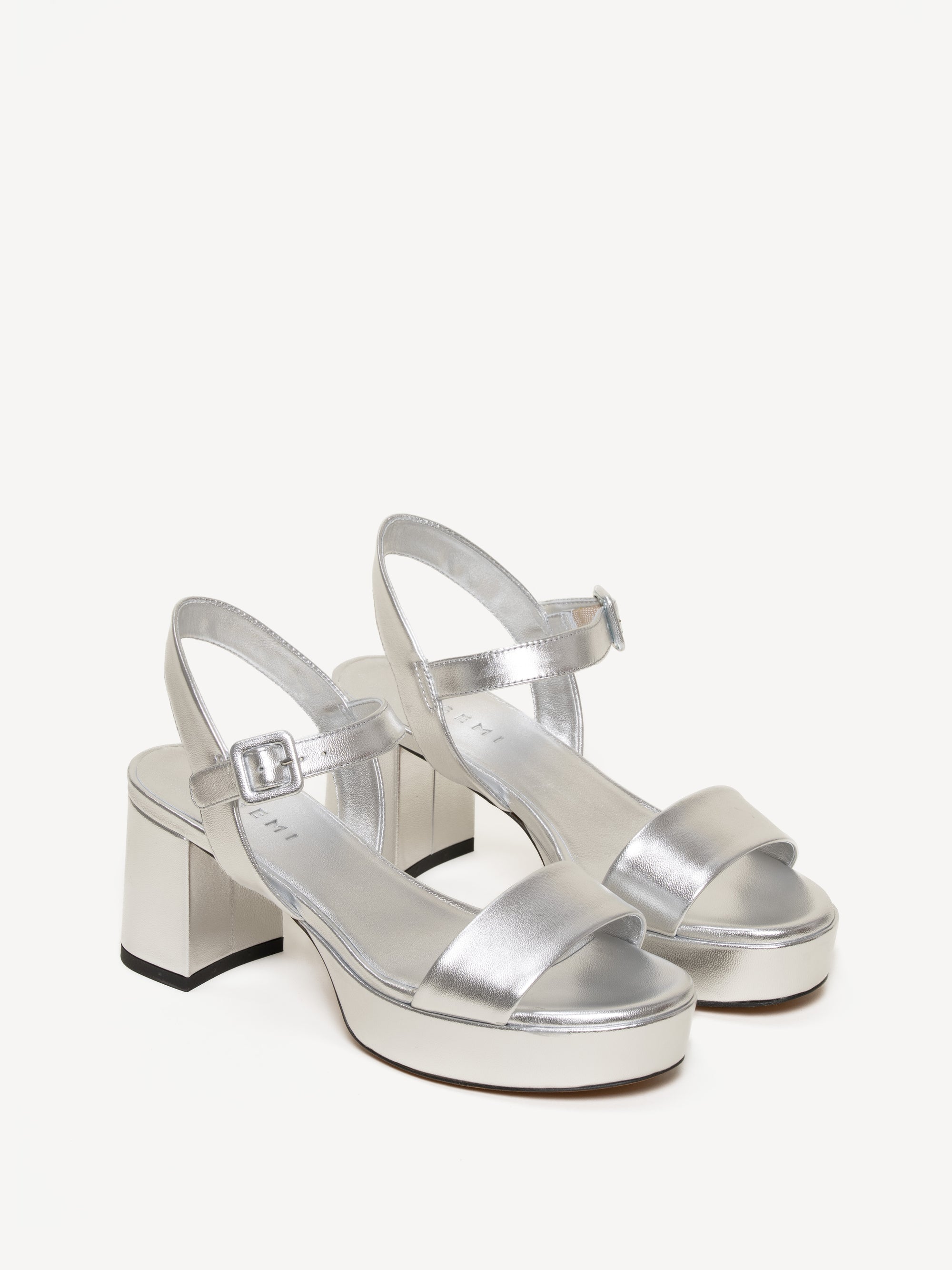 The Lizza Due - Silver - Metallic - Leather - M.Gemi