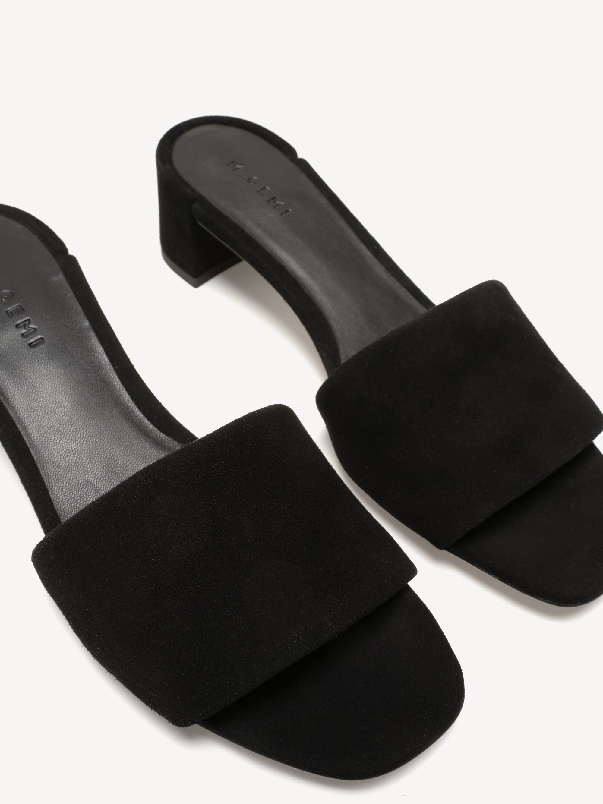 The Lucia - Black - Suede - M.Gemi