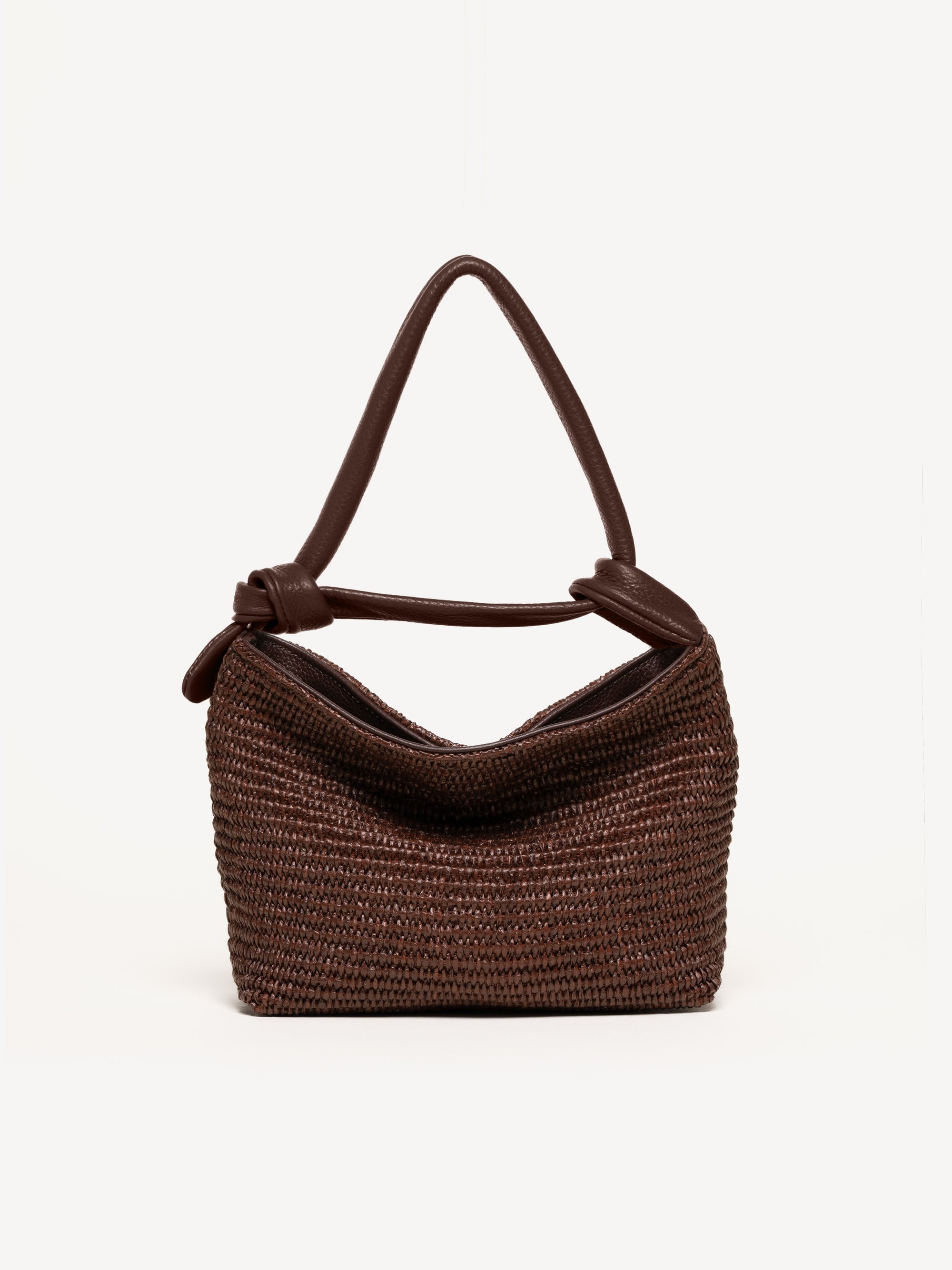The Attilia - Chocolate - Raffia - M.Gemi