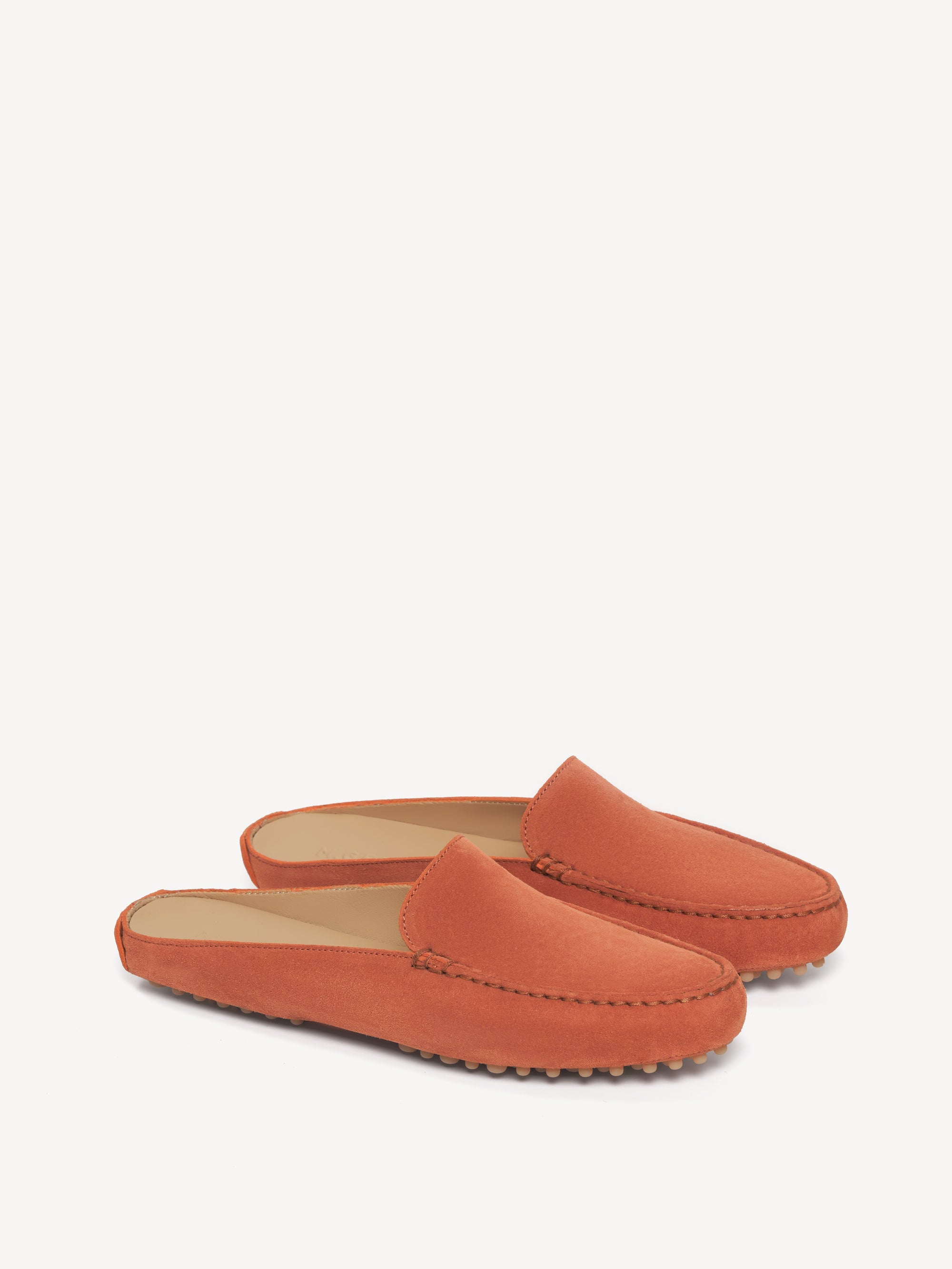 The Felize Mule - Orangina - Suede - M.Gemi