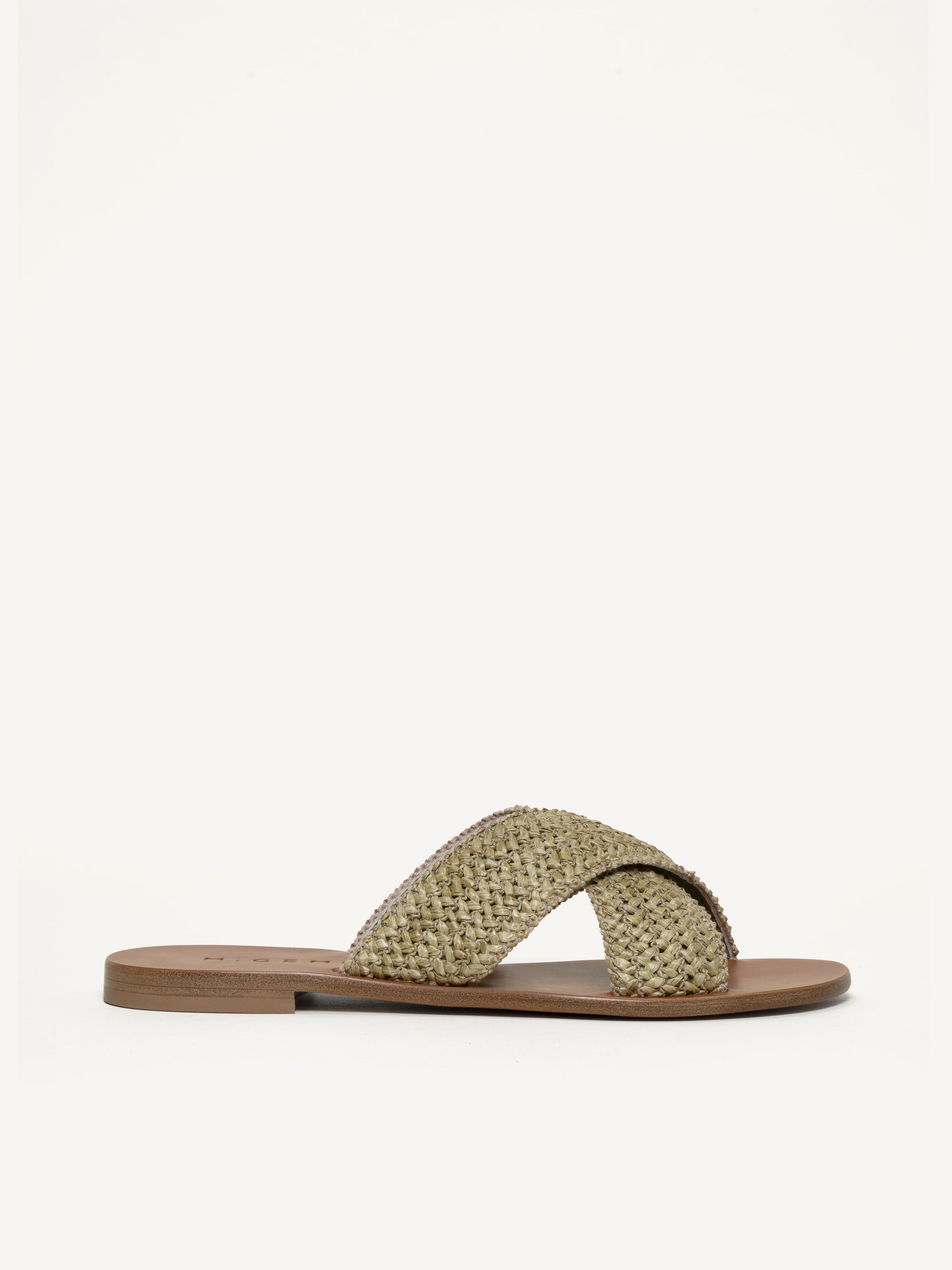 The Gabriella - Light Olive - Raffia - M.Gemi