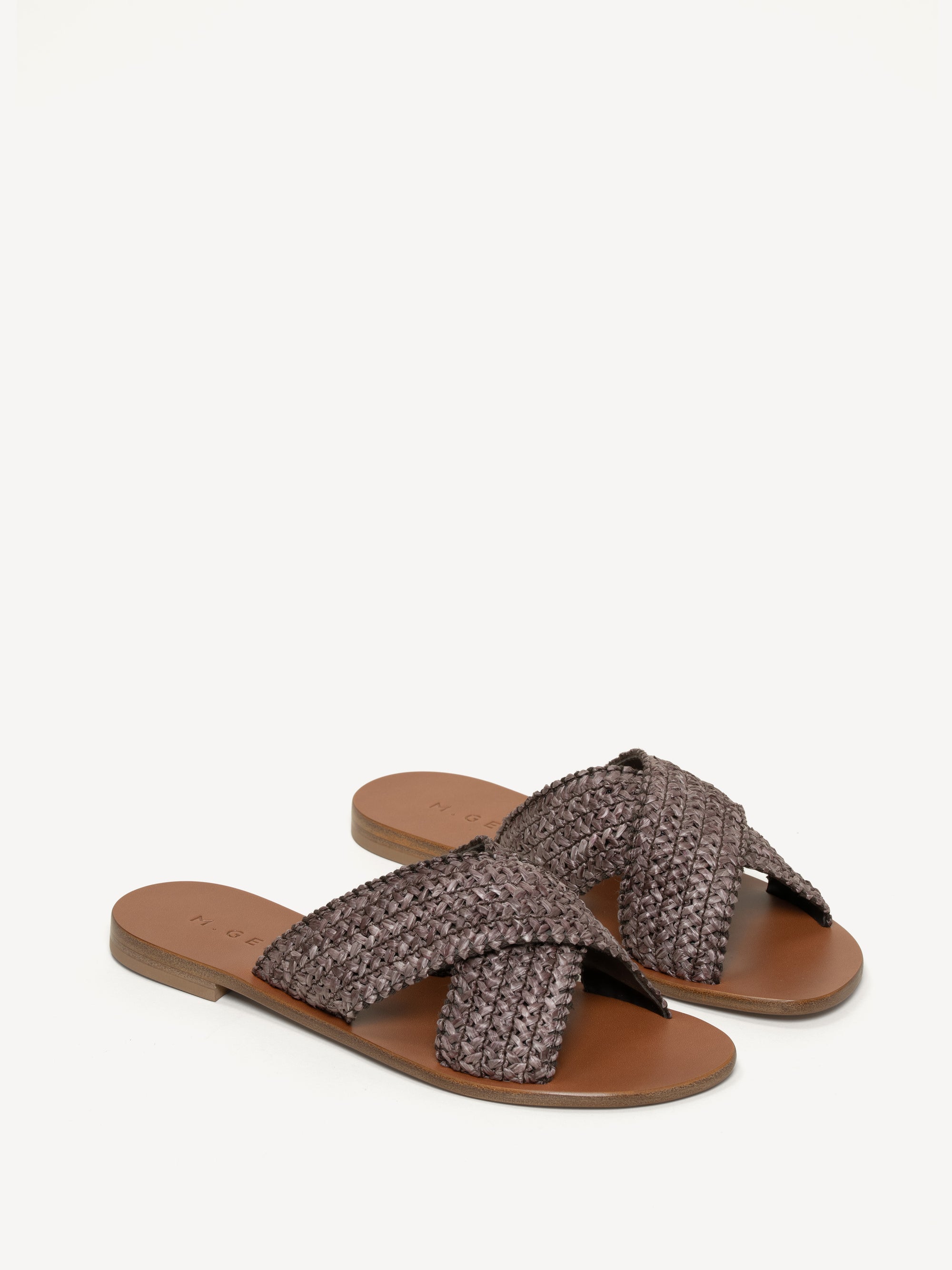 The Gabriella - Chocolate - Raffia - M.Gemi