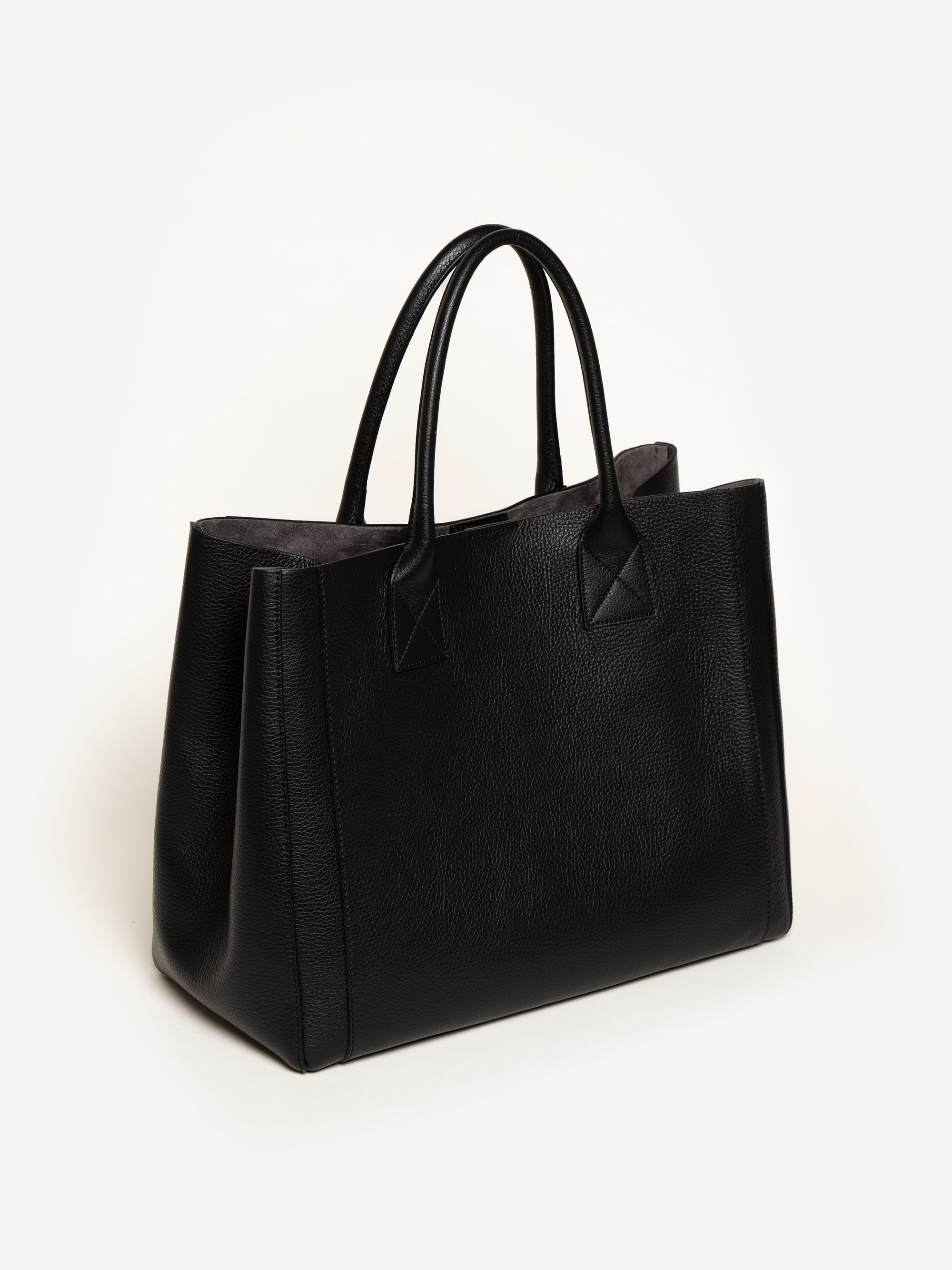 The Elena - Black - Tumbled Leather - M.Gemi