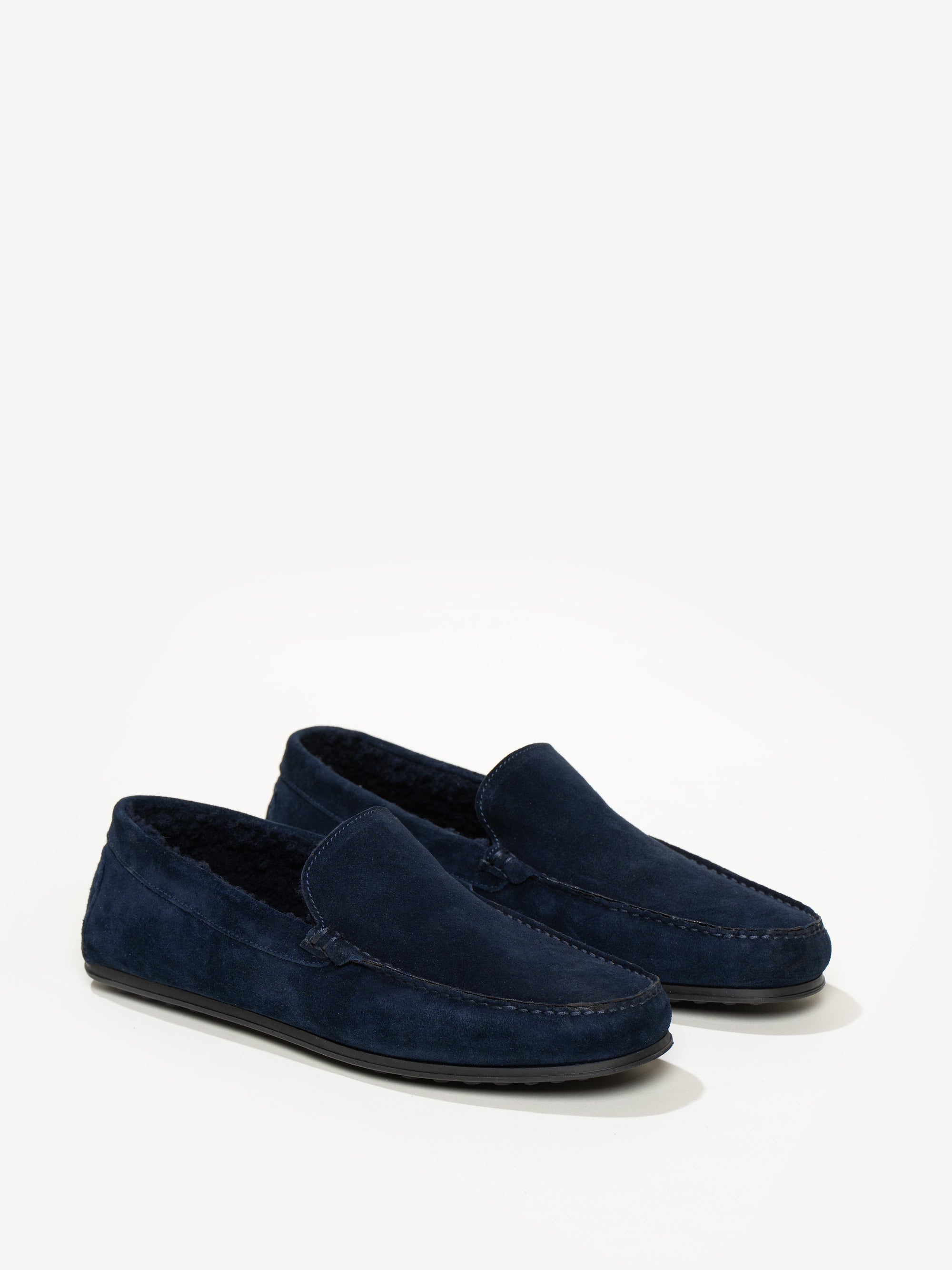 NEW M Gemi The Felize Shearling Uomo in Black Suede Loafers Men’s 11 Men main image 3