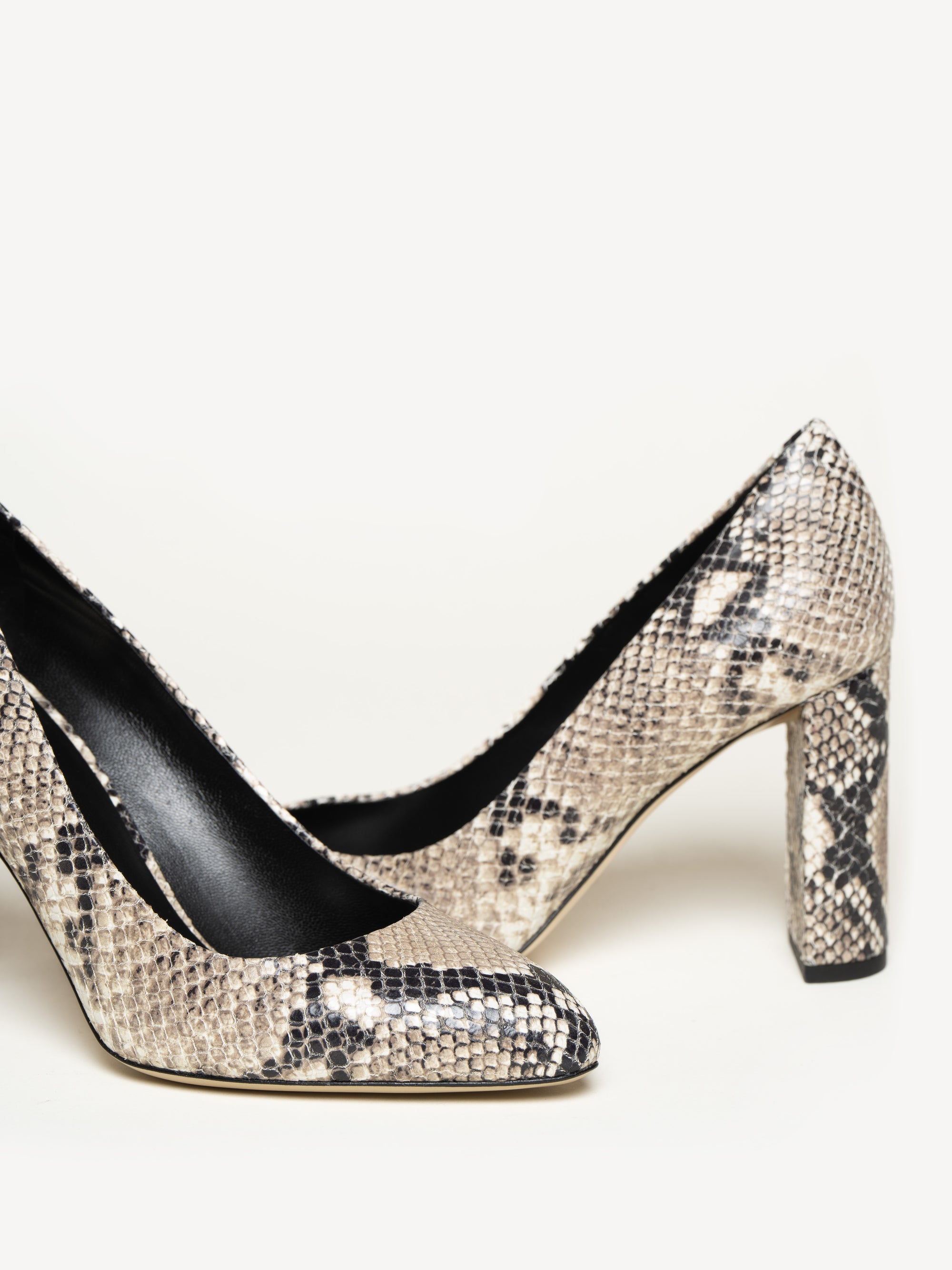 White sales snake heels