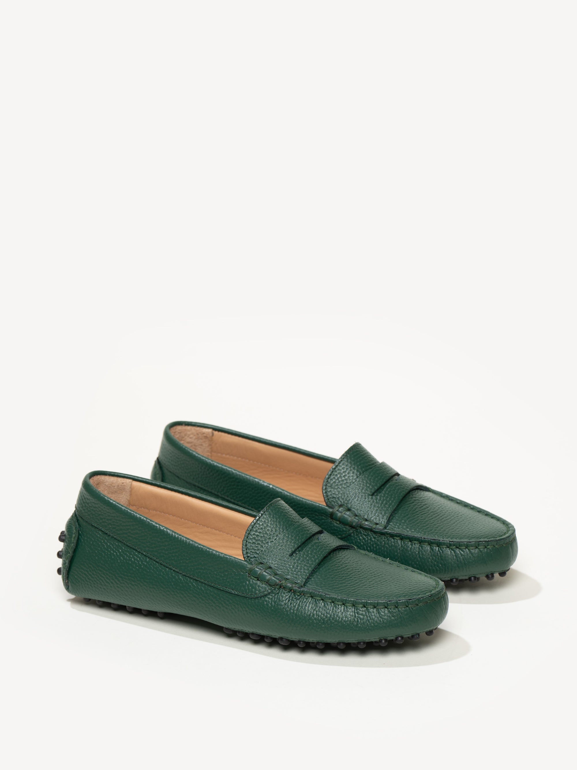 The Pastoso Forest Green Tumbled Leather M.Gemi