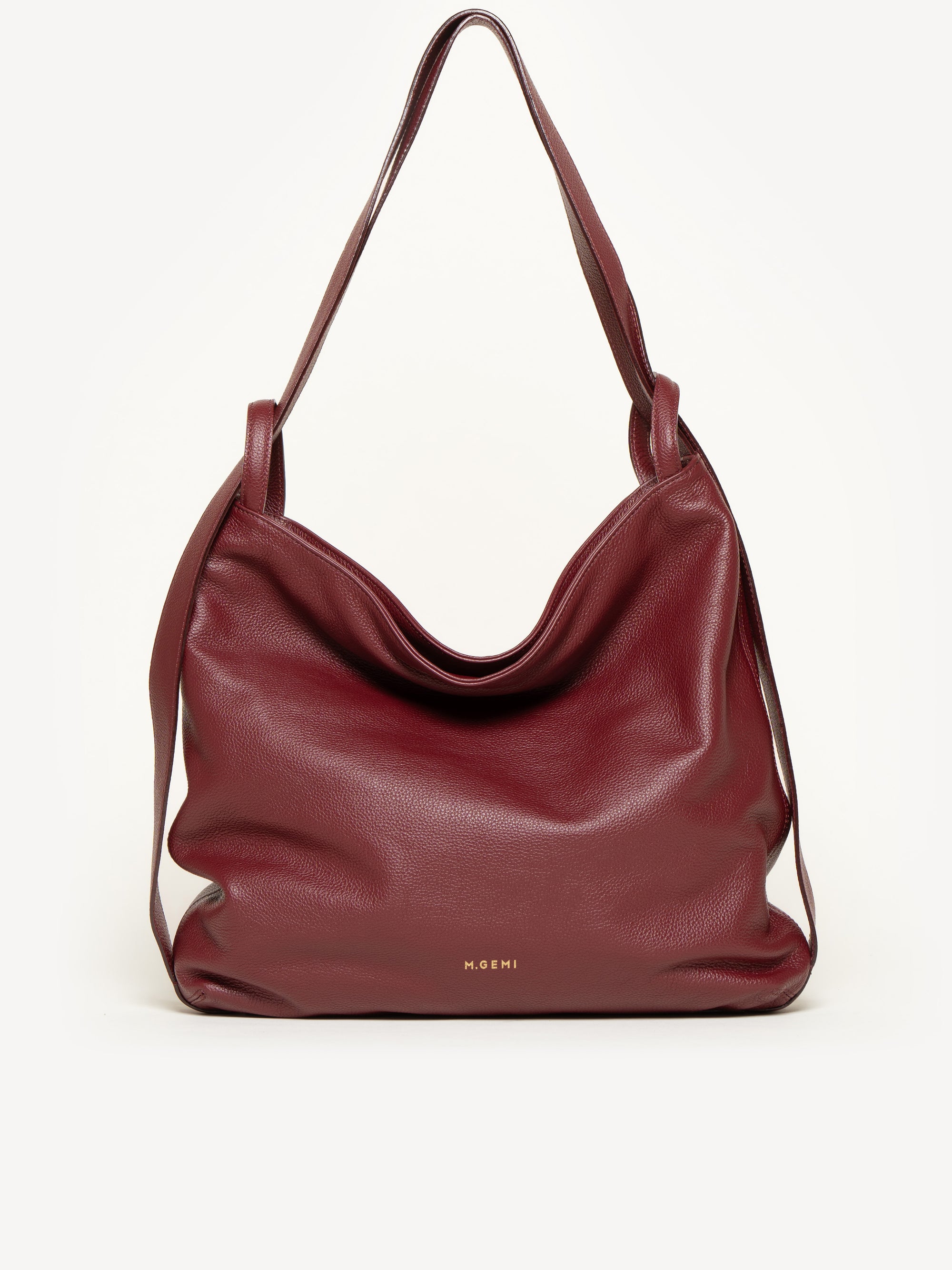 The Laura - Dark Burgundy - Leather - M.Gemi