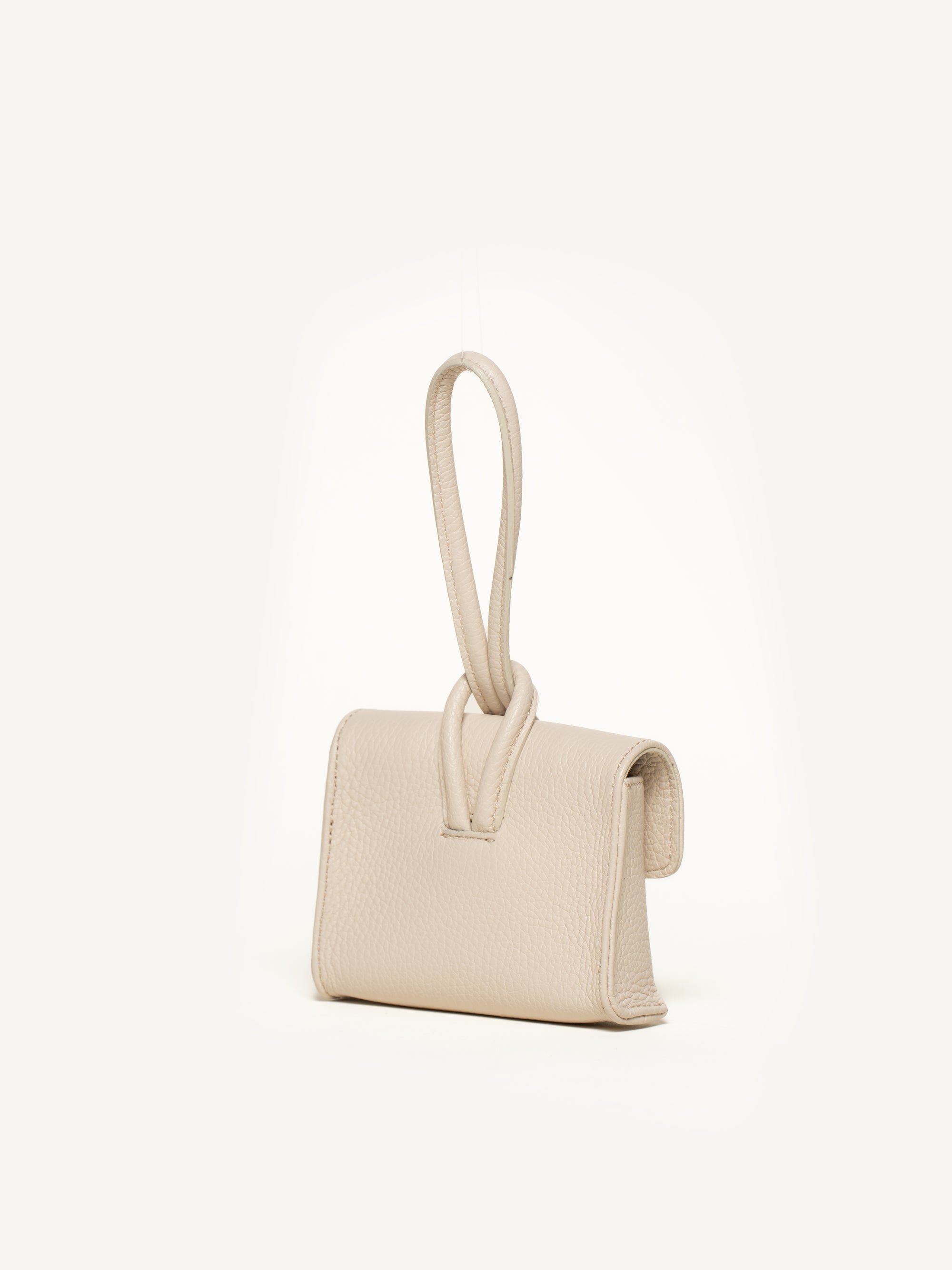 The Francesca Mini Ecru Tumbled Leather M.Gemi