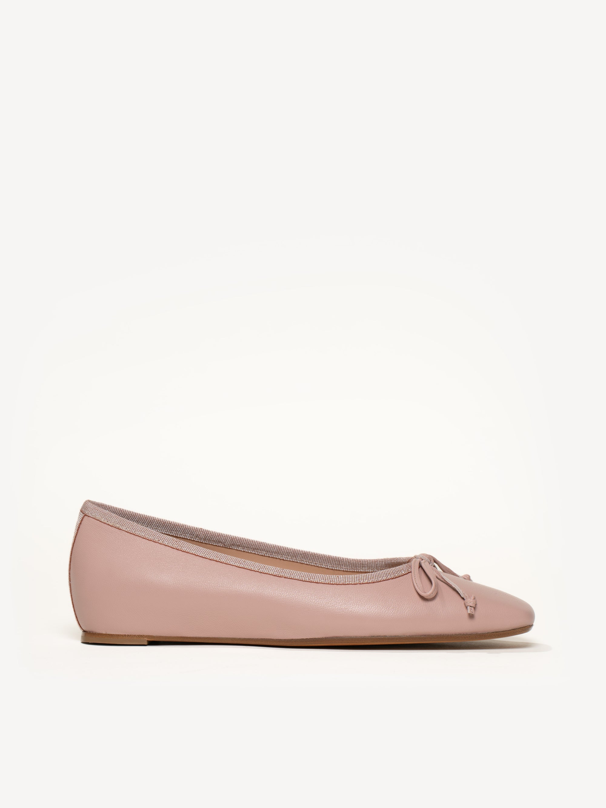 MIESROHEミースロエ　ＢＡＬＬＥＴ　ＦＬＡＴ　ＳＨＯＥＳ The Danza - Antique Rose - Leather - M.Gemi