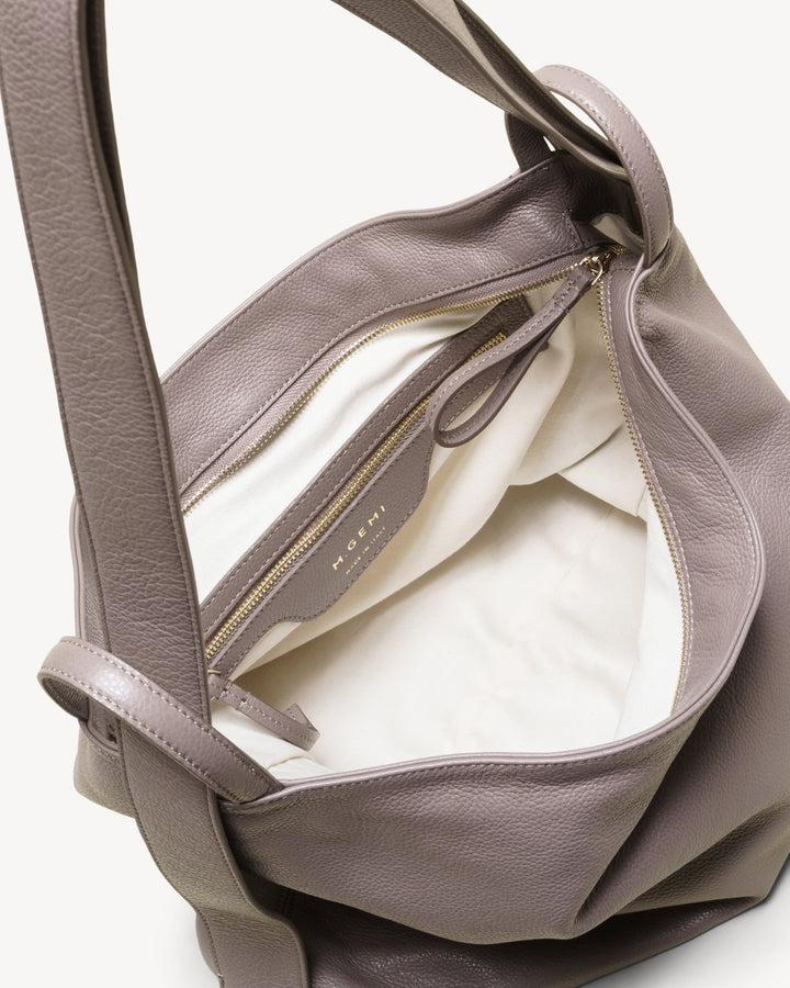 The Laura - Warm Gray - Leather - M.Gemi