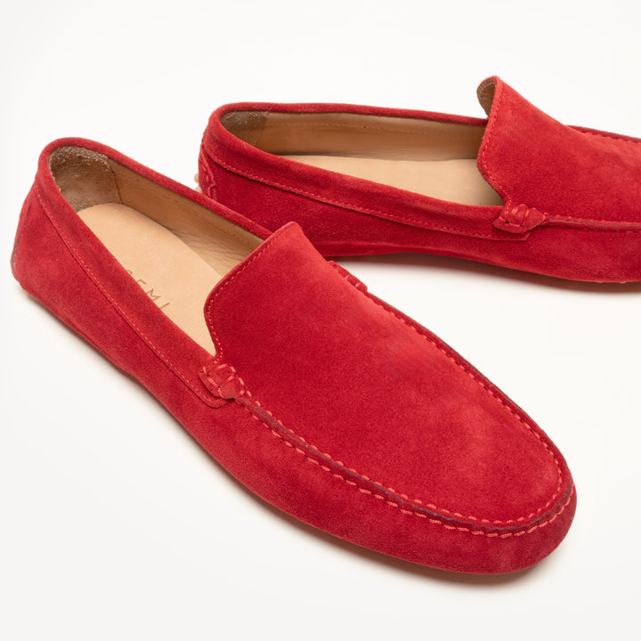 The Felize Uomo - Sunset Red - Suede - M.Gemi