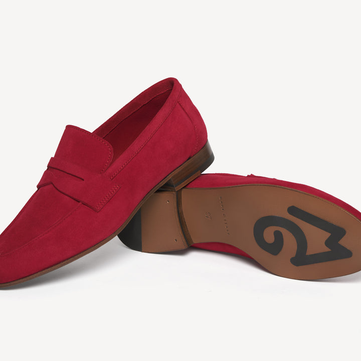 The Sacca Donna - Sunset Red - Suede - M.Gemi