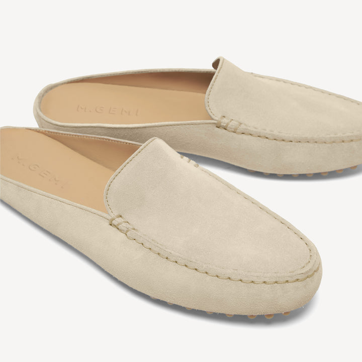 The Felize Mule - Latte - Suede - M.Gemi
