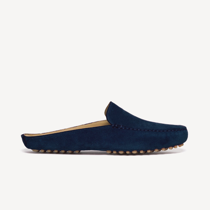 The Felize Mule - Navy - Suede - M.Gemi