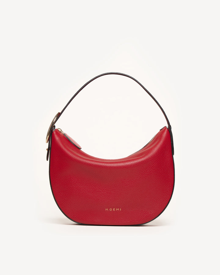 【正規通販】 Red Cardinal - Bag Shoulder Evelina The - Leather Tumbled バッグ