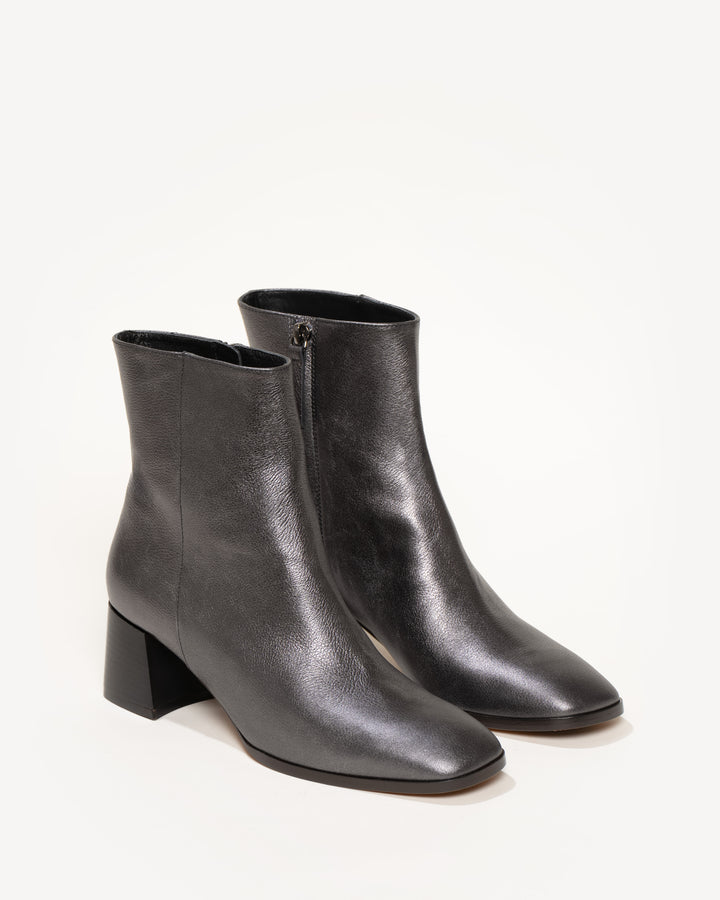 【pistbike 】MMFG BOOTS/エムエムエフジーブーツ The Cristina - Dark Gunmetal - Metallic Nappa - M.Gemi