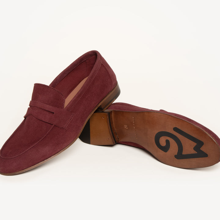 The Sacca Donna - Burgundy - Suede - M.Gemi