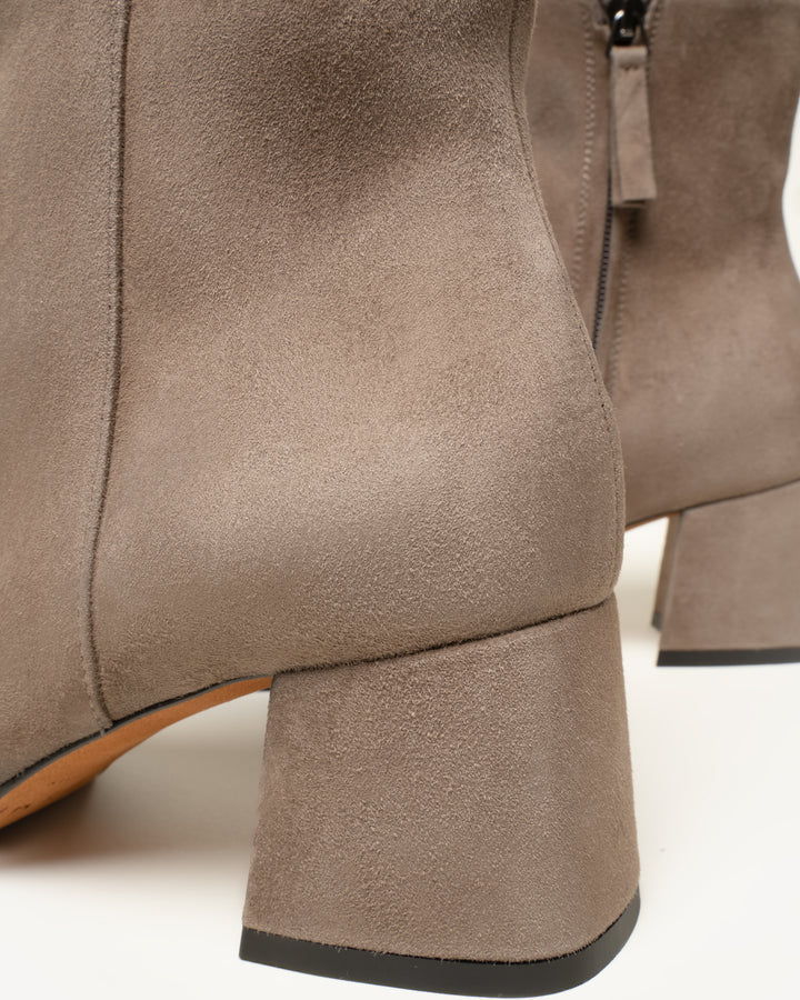 Mushroom colored booties discount