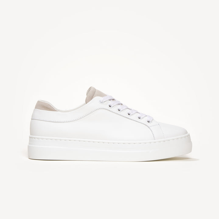The Palestra Alta - White and Sandstone - Leather and Suede - M.Gemi