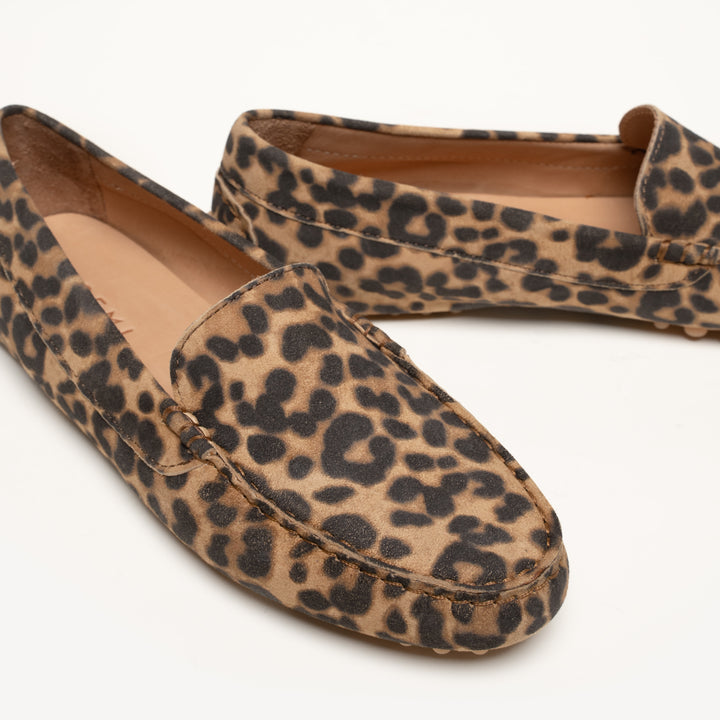 Leopard driving loafers shop