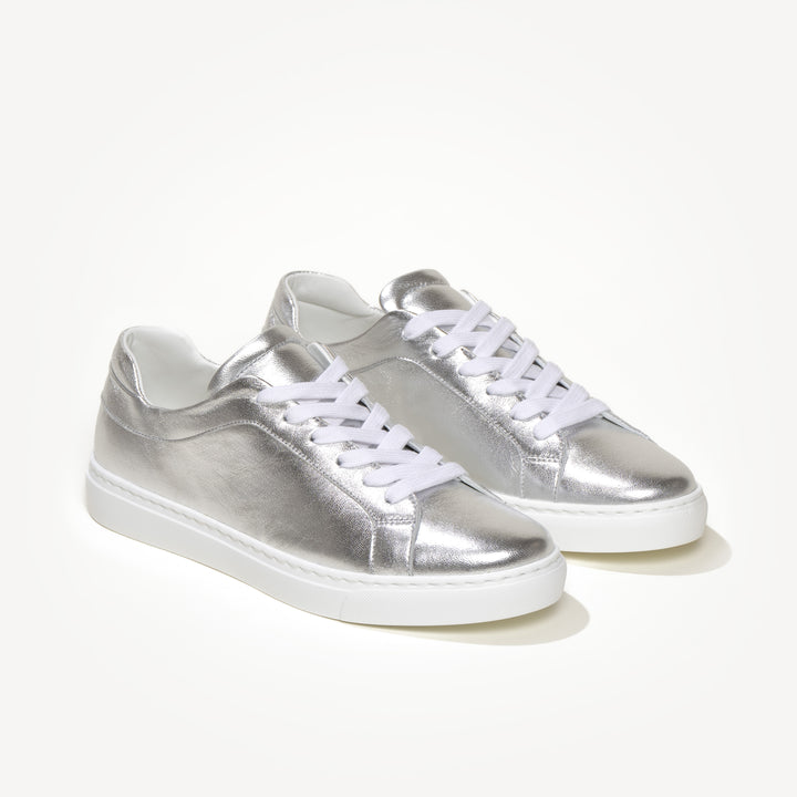 The Palestra Due - Silver - Metallic Leather - M.Gemi