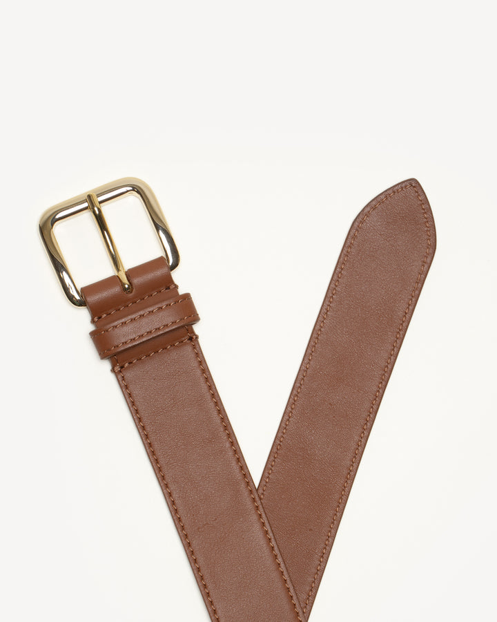 The Vittoria Belt - Tan - Leather - M.Gemi 