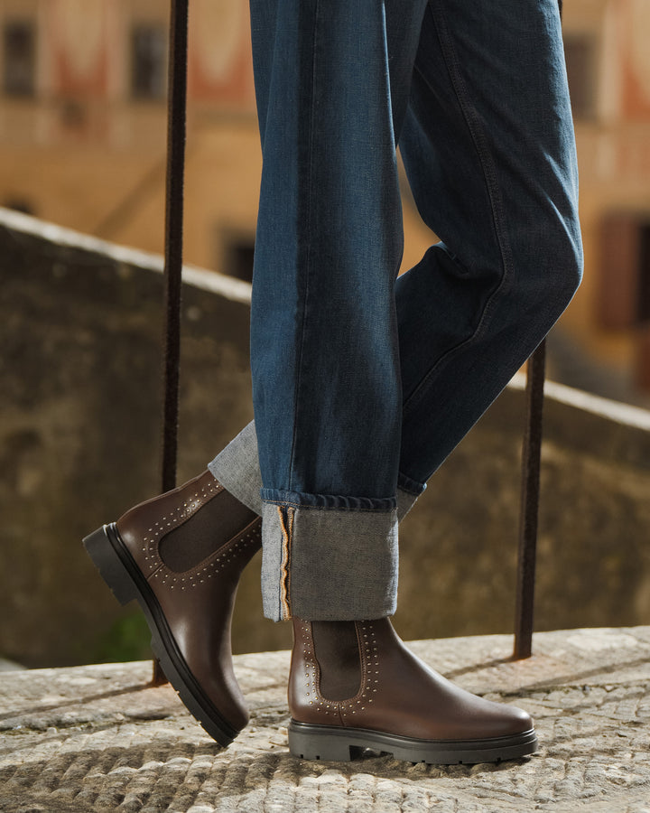 The Graziana Chocolate Leather M.Gemi