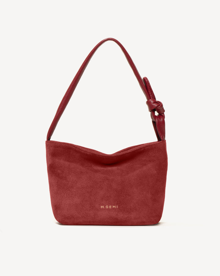 The Attilia - Ruby Red - Suede - M.Gemi