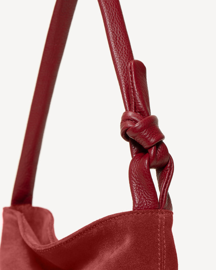 The Attilia - Ruby Red - Suede - M.Gemi